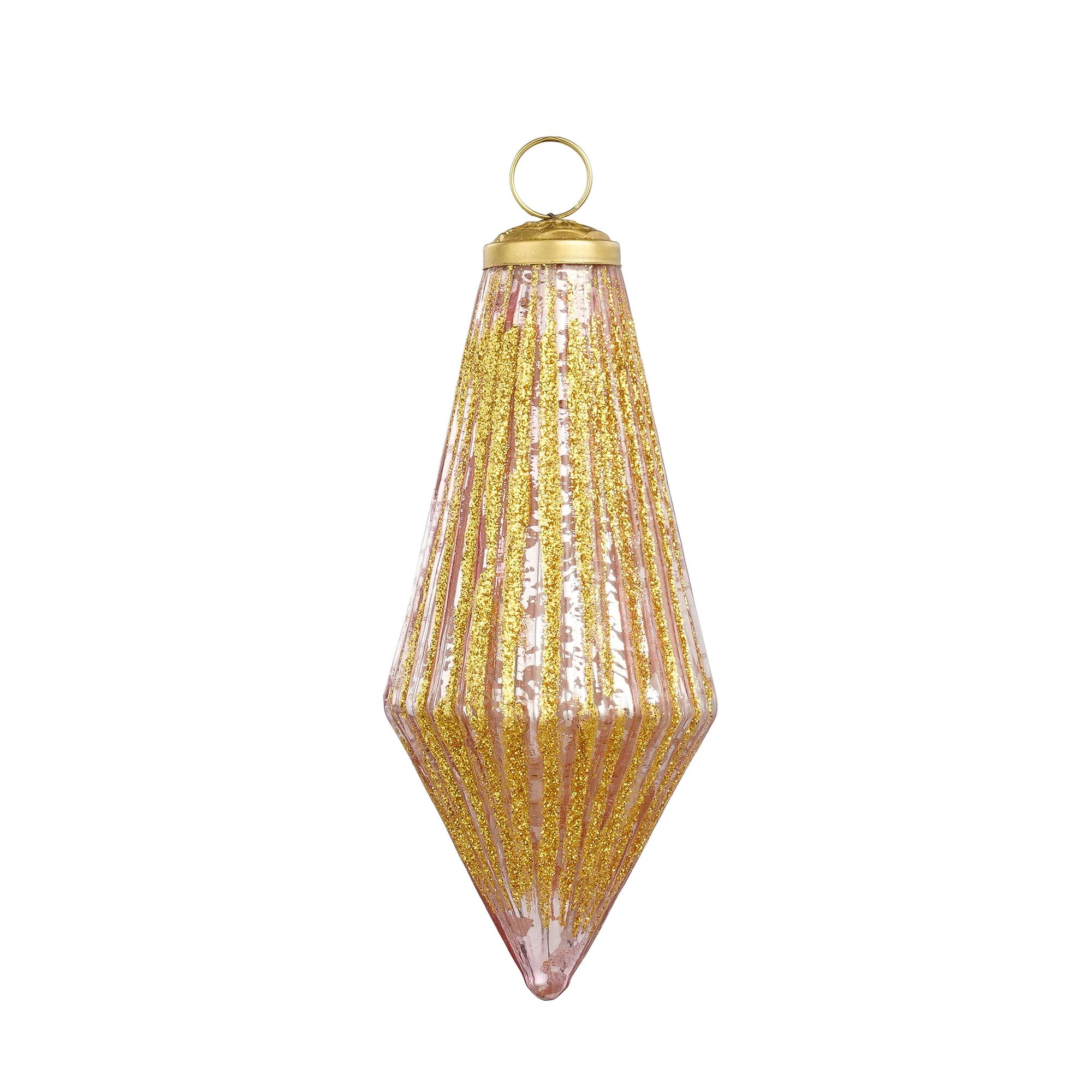 Ornament druppel roze