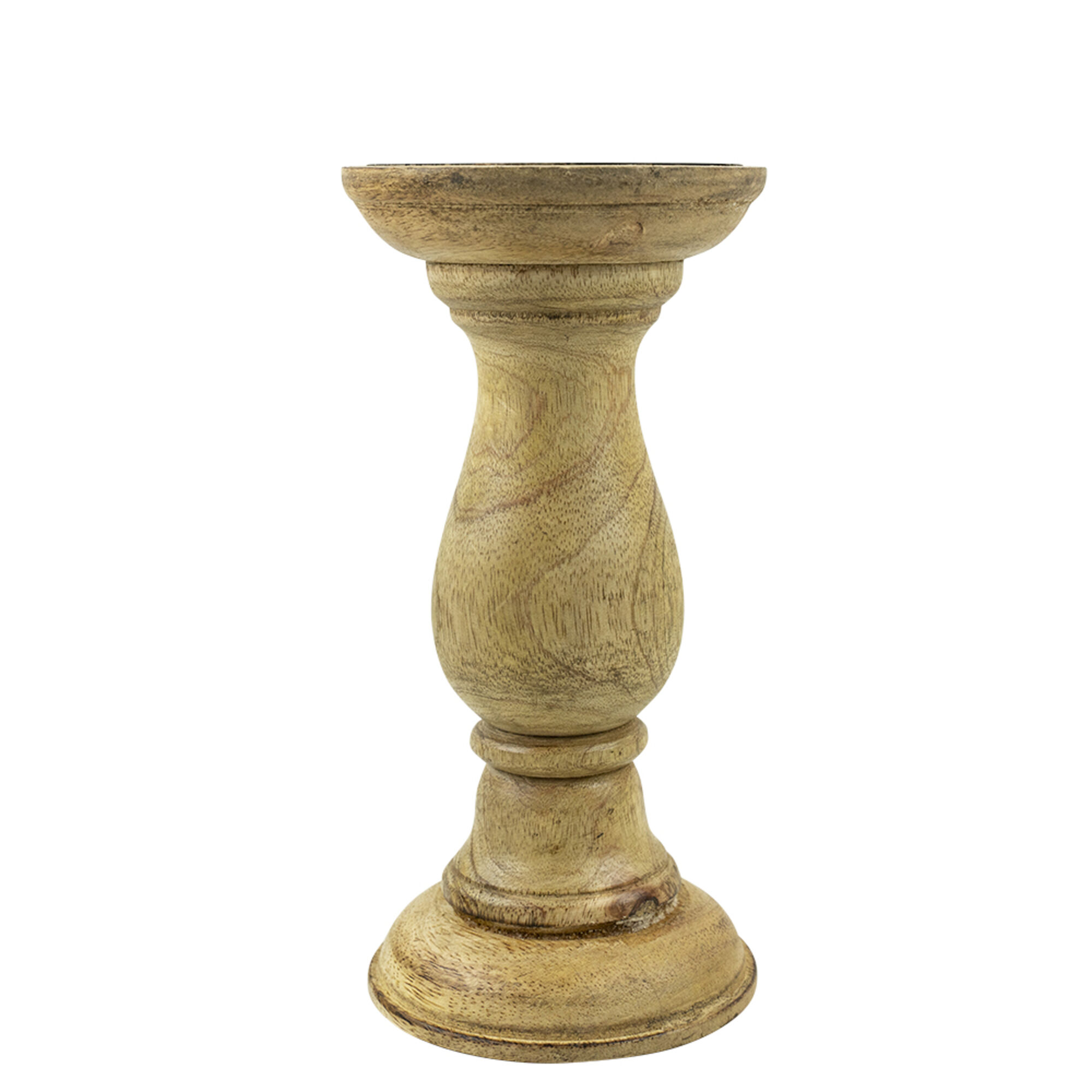 kandelaar rond mango hout