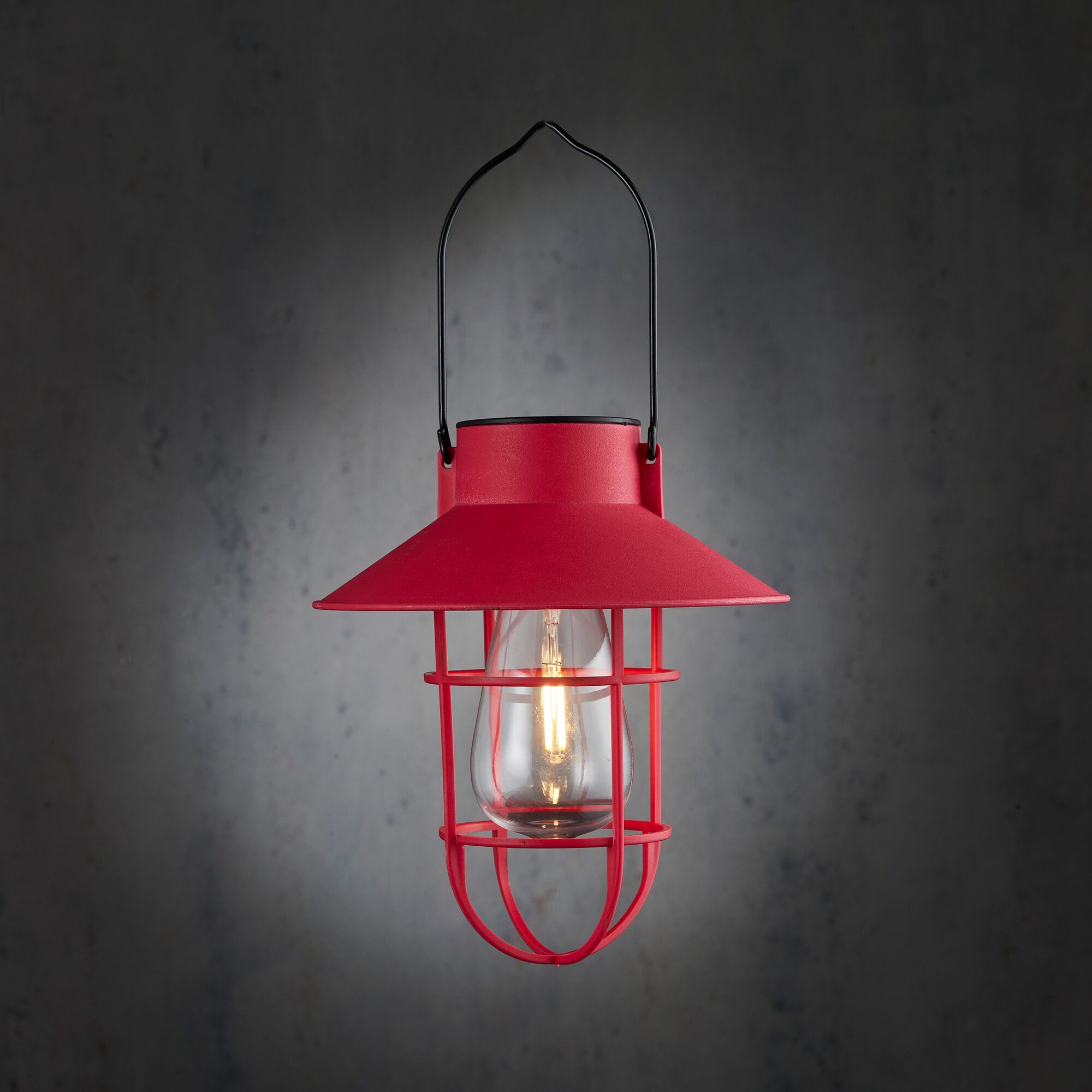 Solar lantaarn rood led