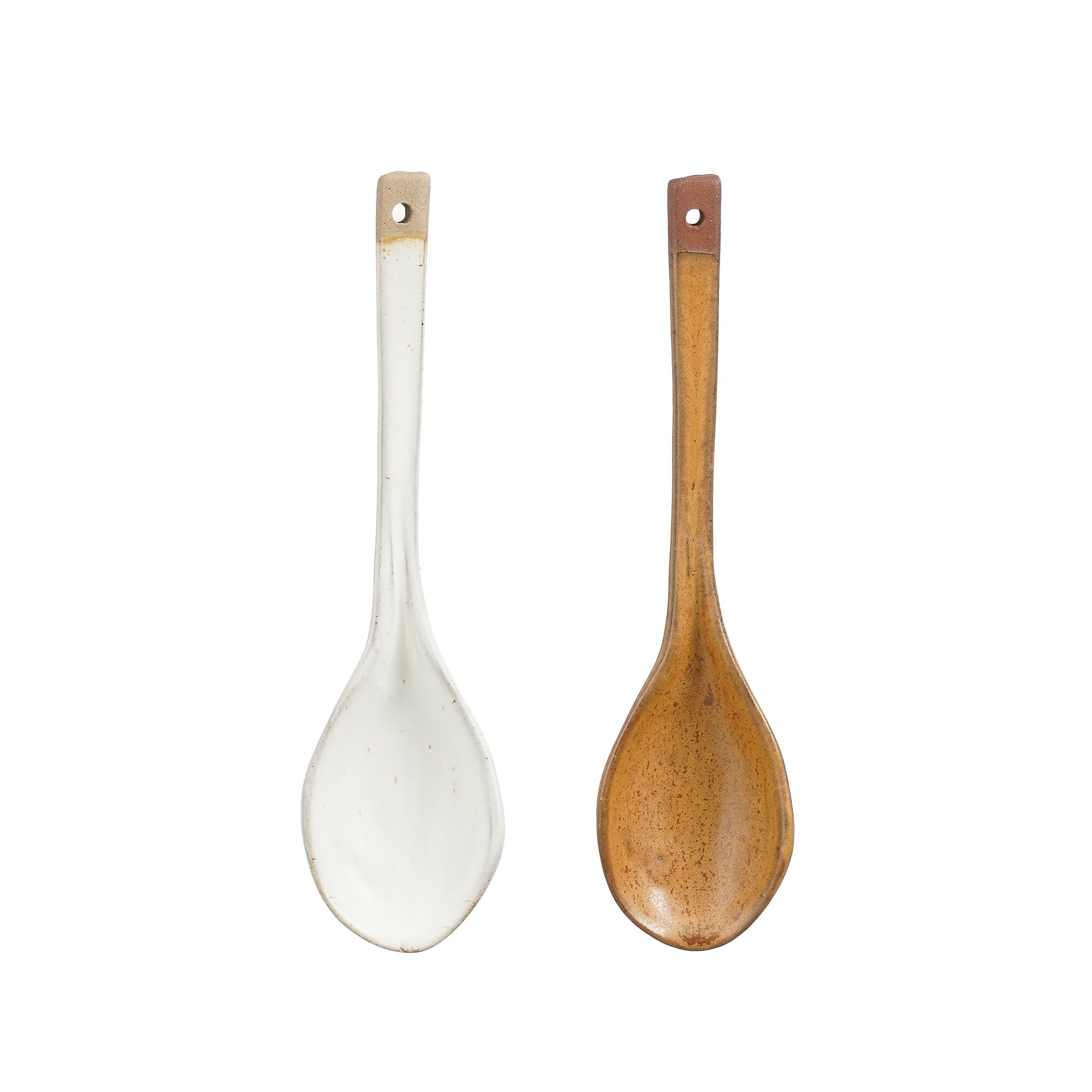 Elm lepel bruin beige 2 assorti