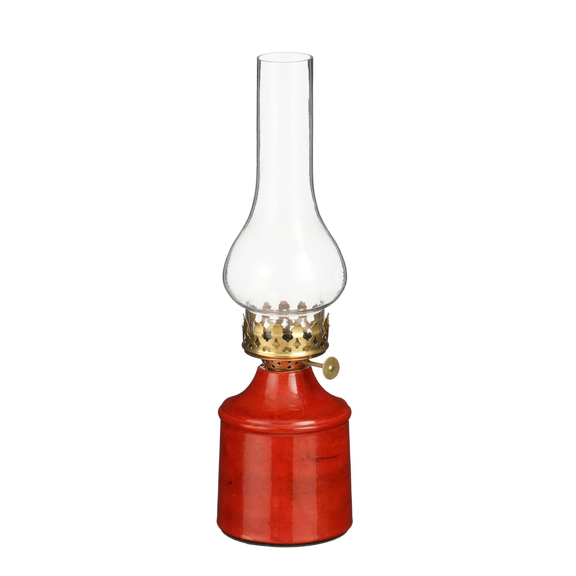 Theelicht houder olielamp vorm rood