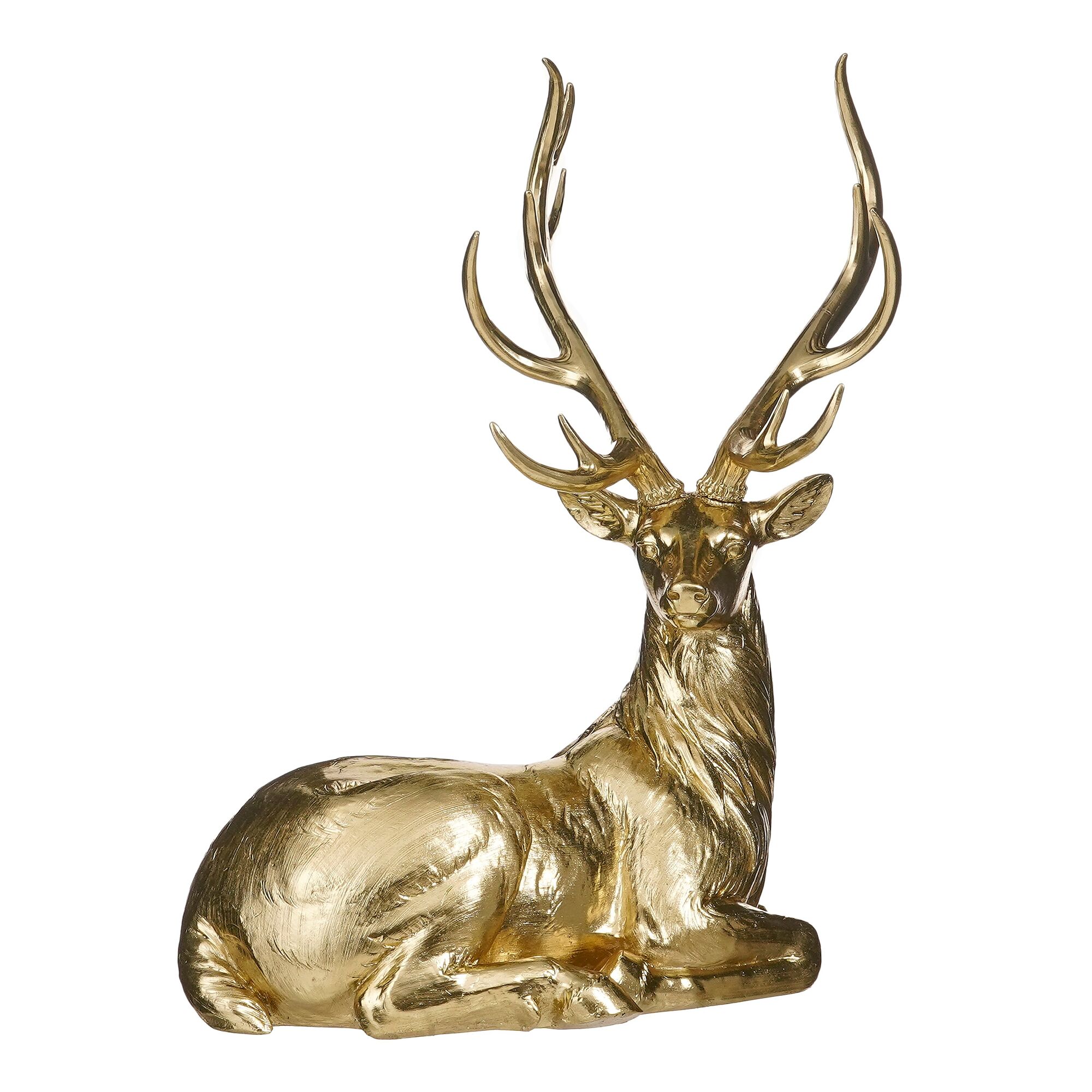 Decoratie hert goud