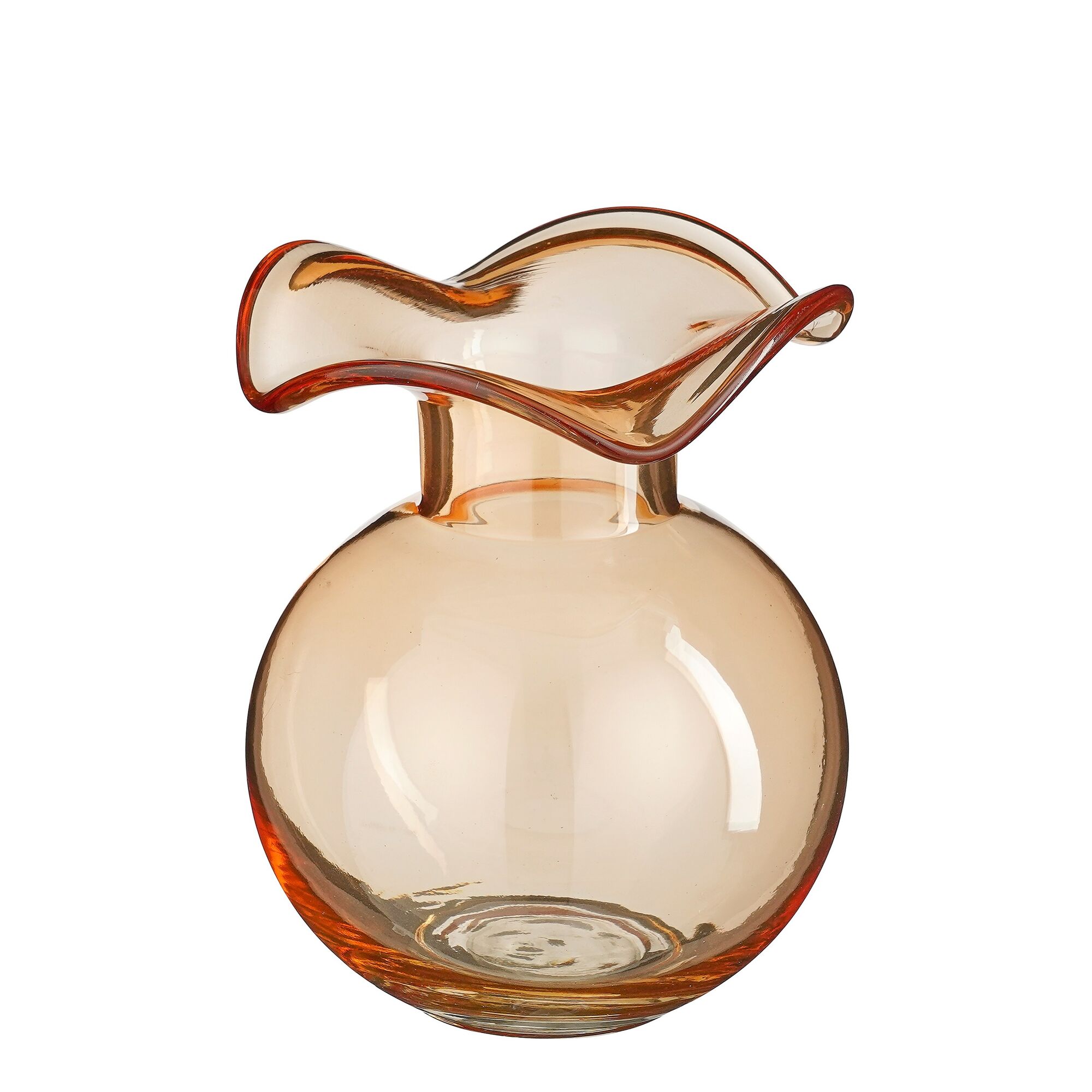 Mira vaas glas oranje