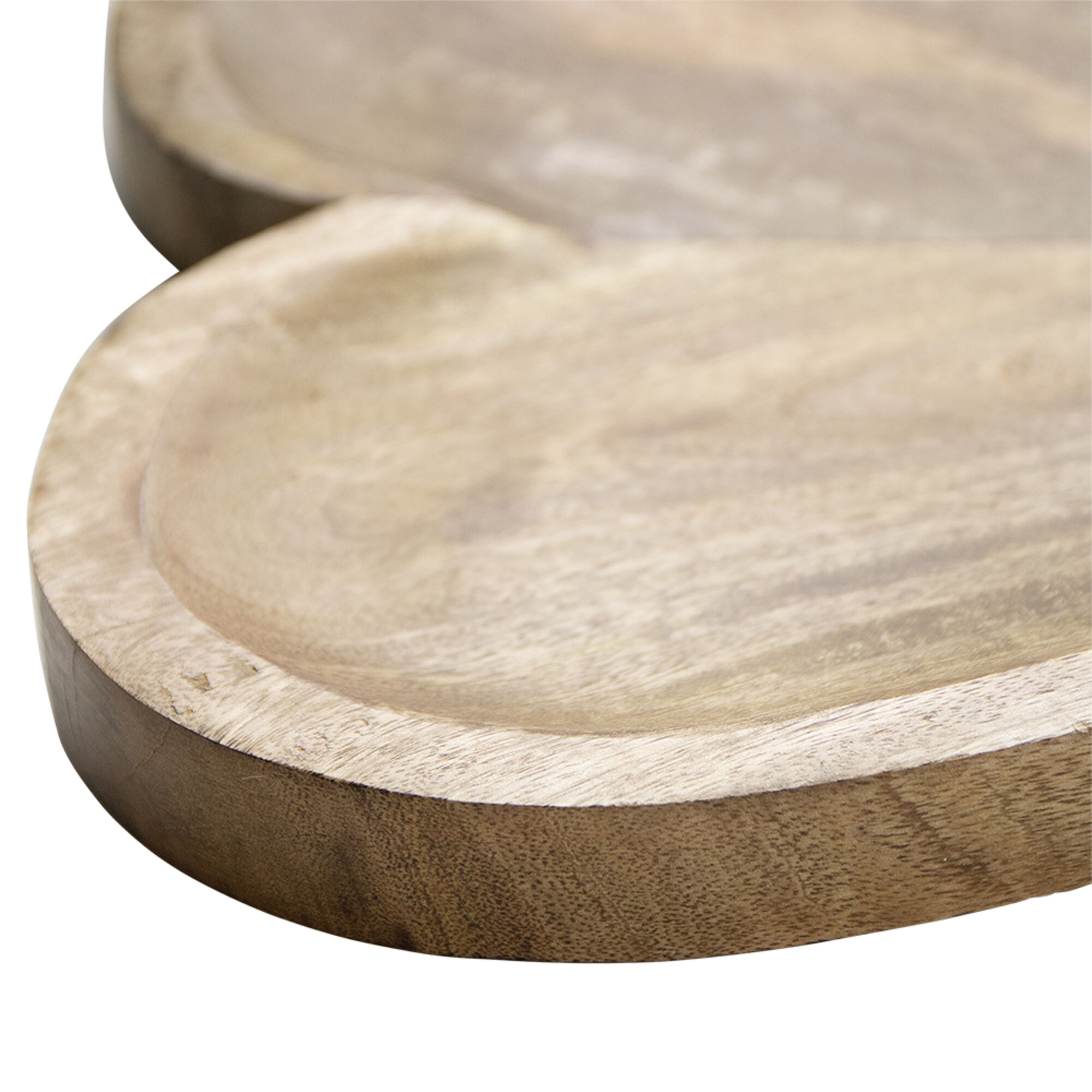 schaal hart mango hout