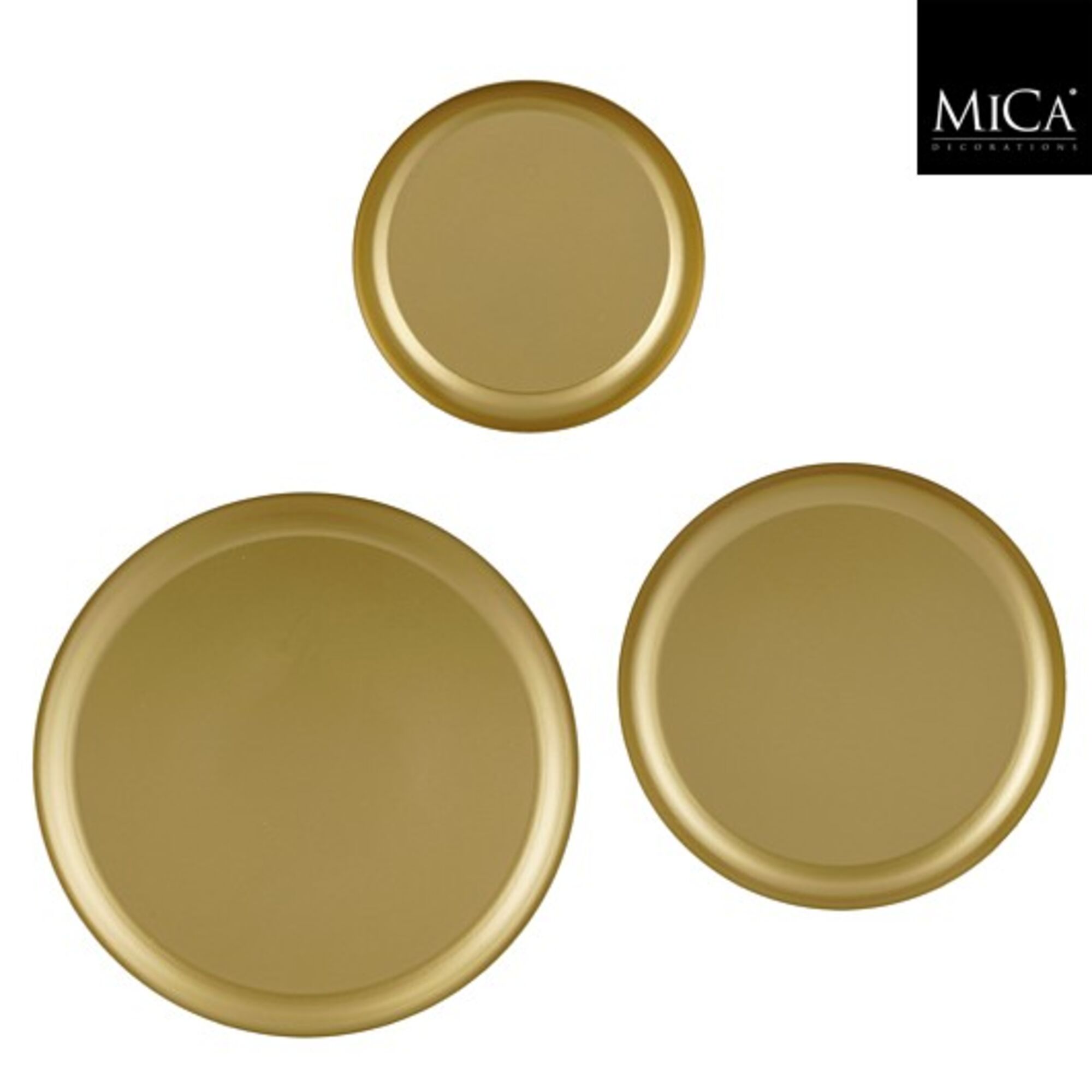 Rama decoratie tray goud set van 3