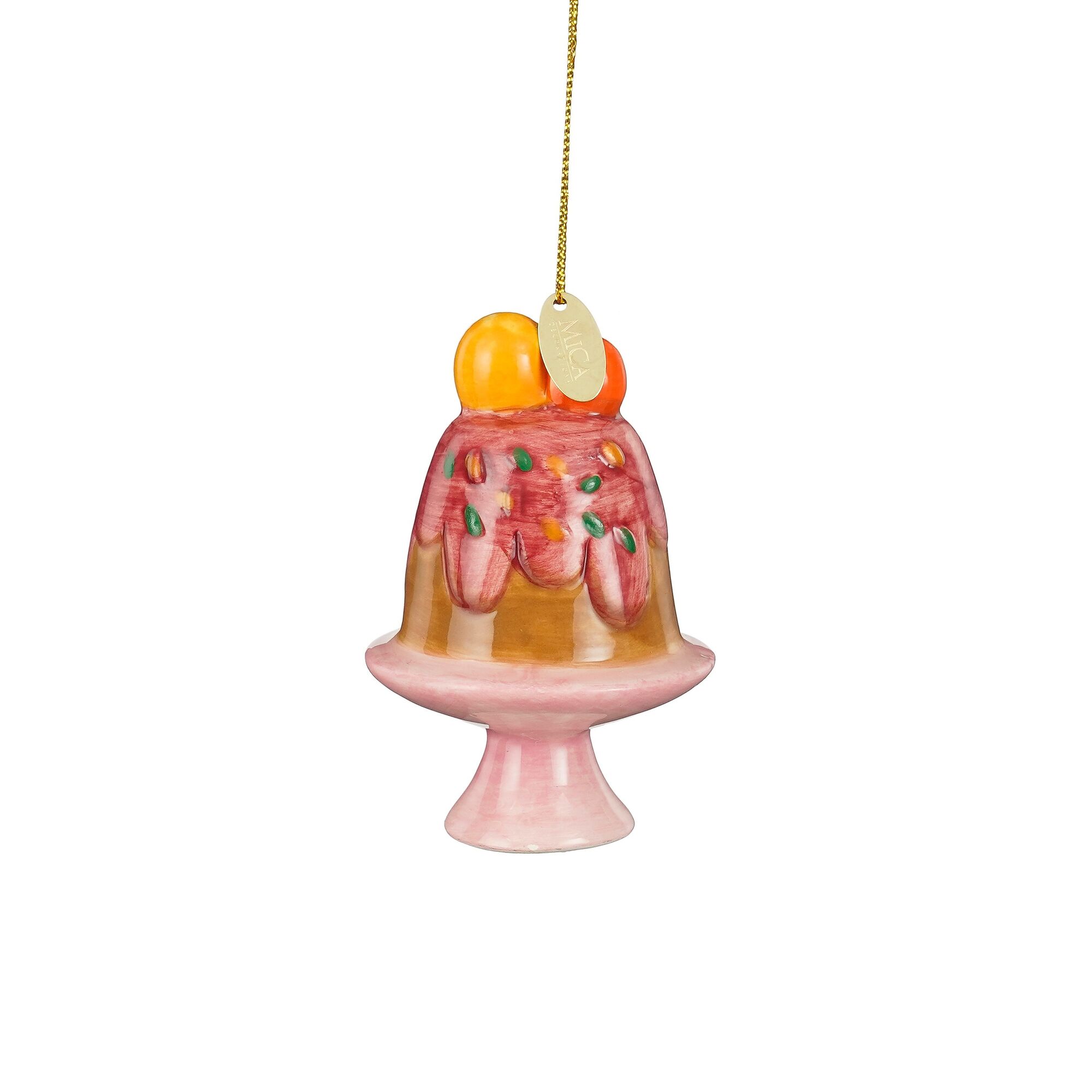 Decoratie ornament taart roze