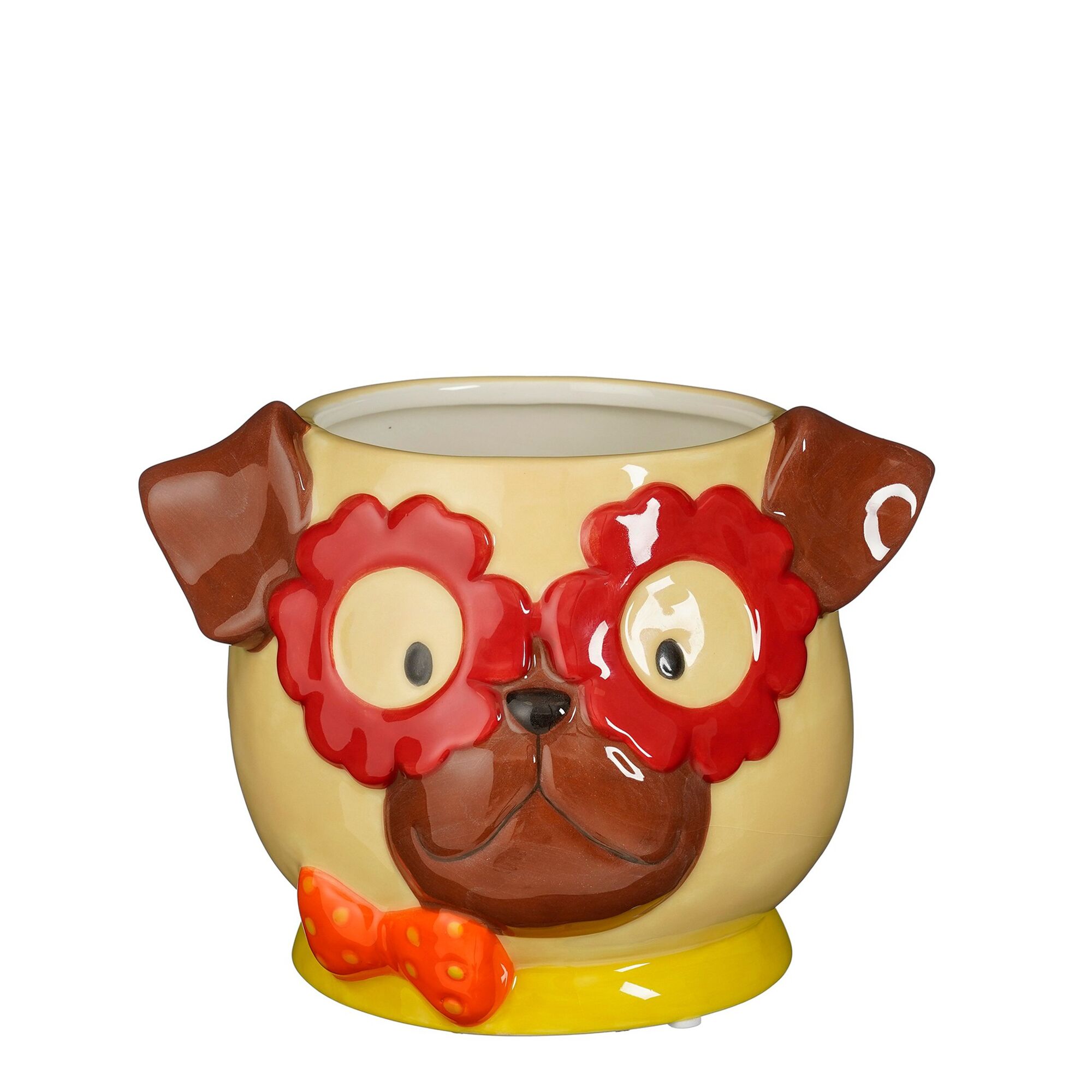 Funny pot hond bruin