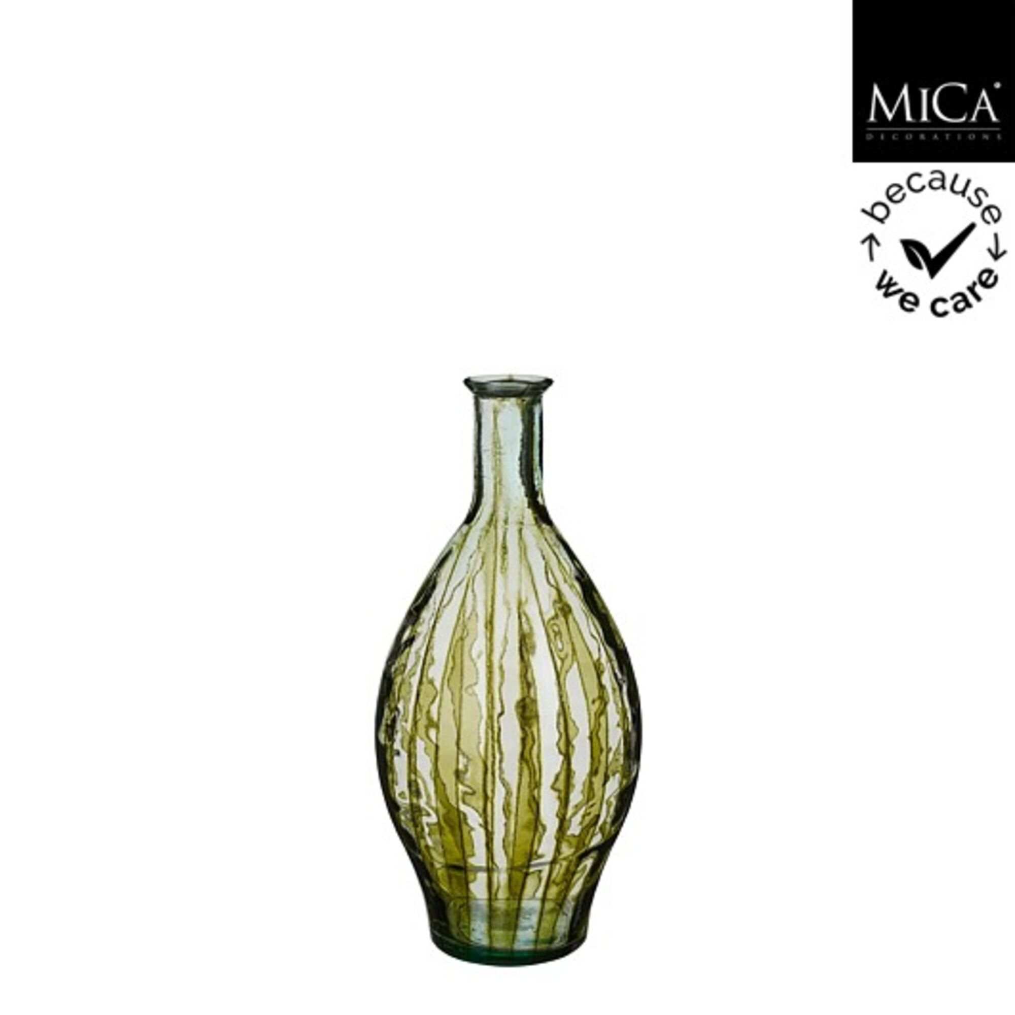 Palermo vaas recycled glas groen