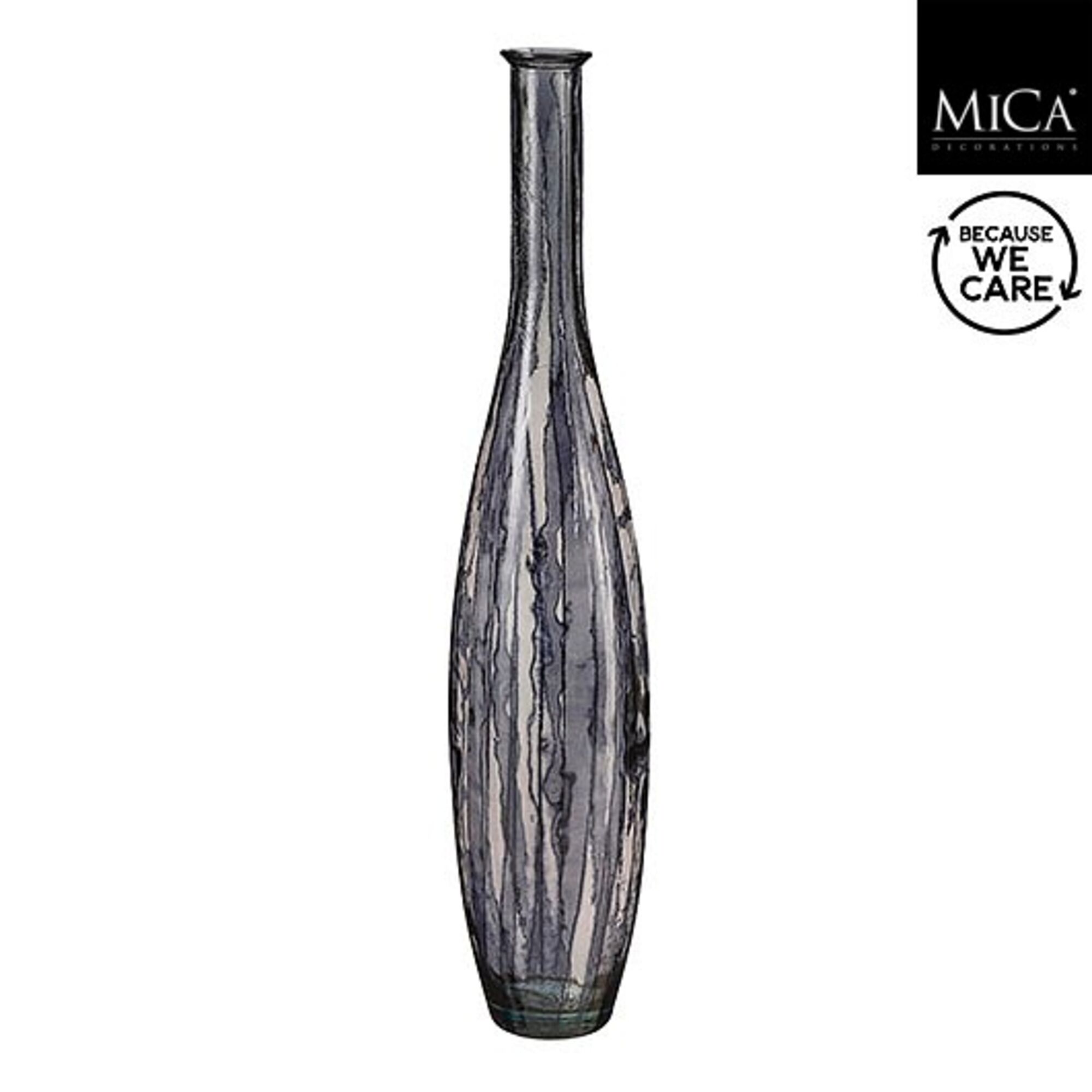 Palermo vaas recycled glas zwart