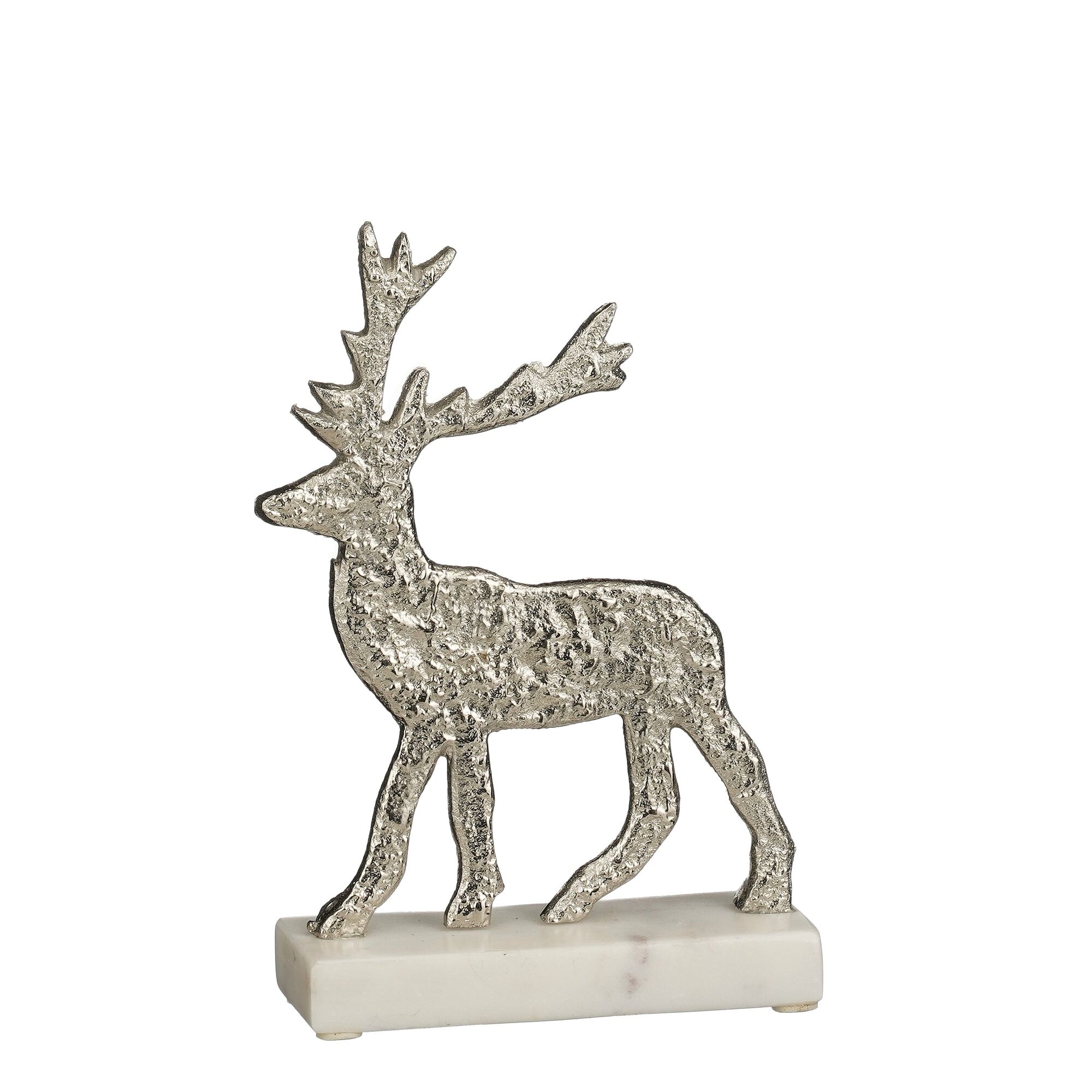 Decoratie rendier zilver