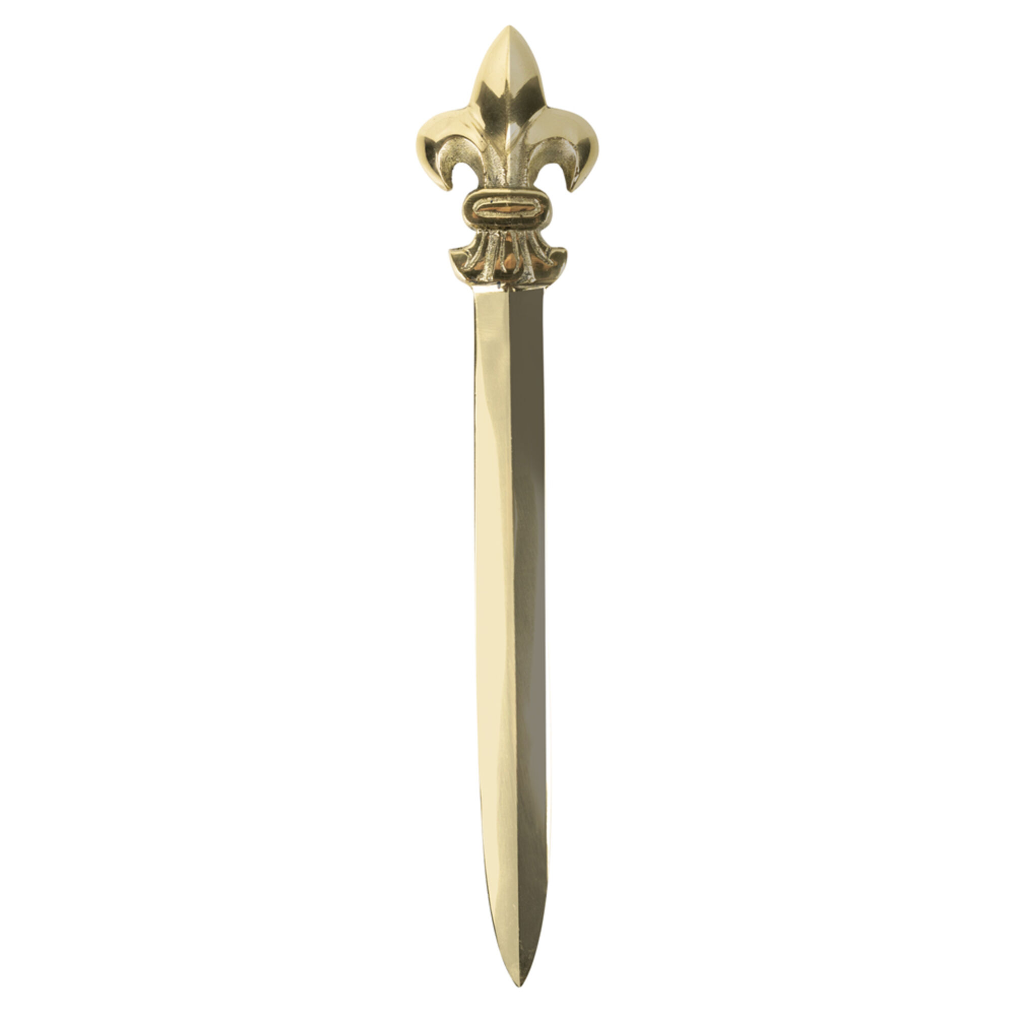 vintage koper briefopener fleur de lis