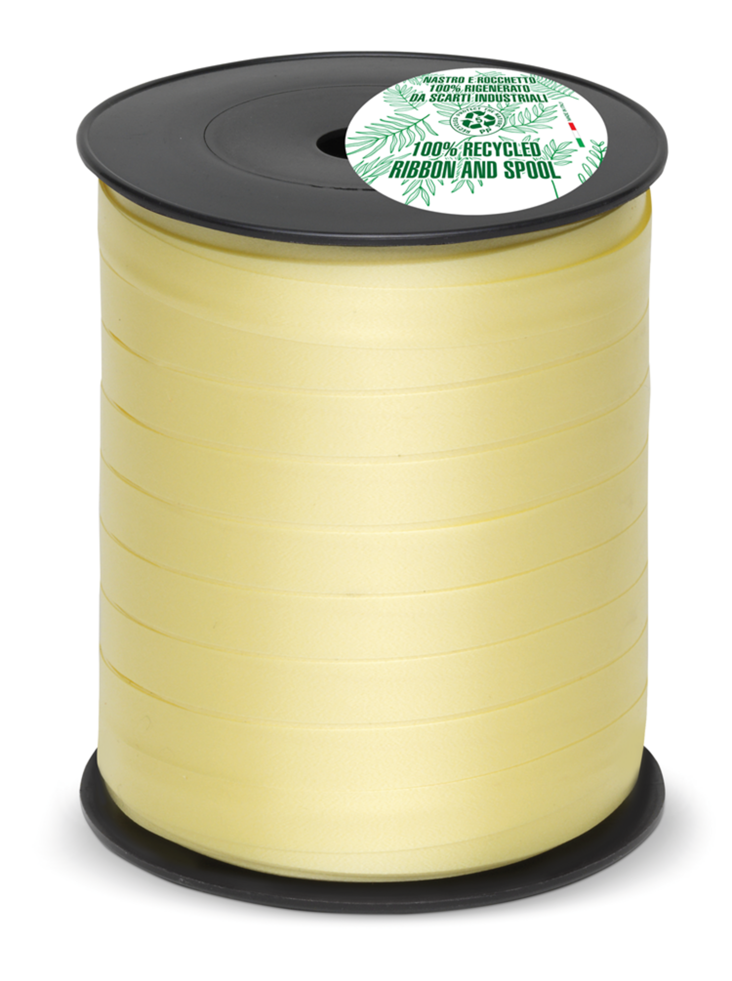 100% Recycled Krullint - Geel