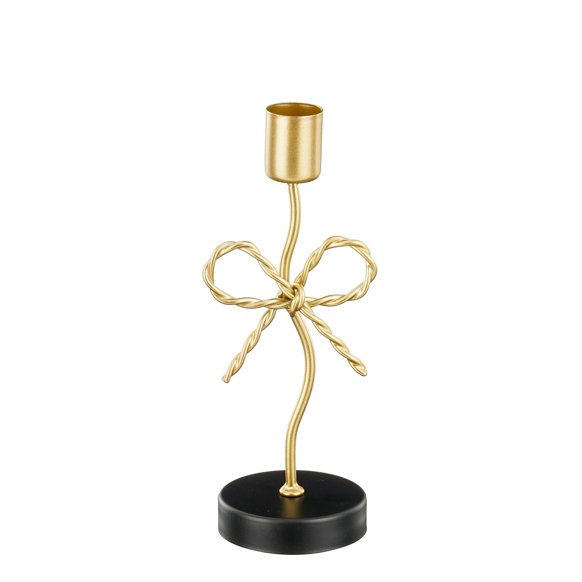 Kandelaar strik goud
