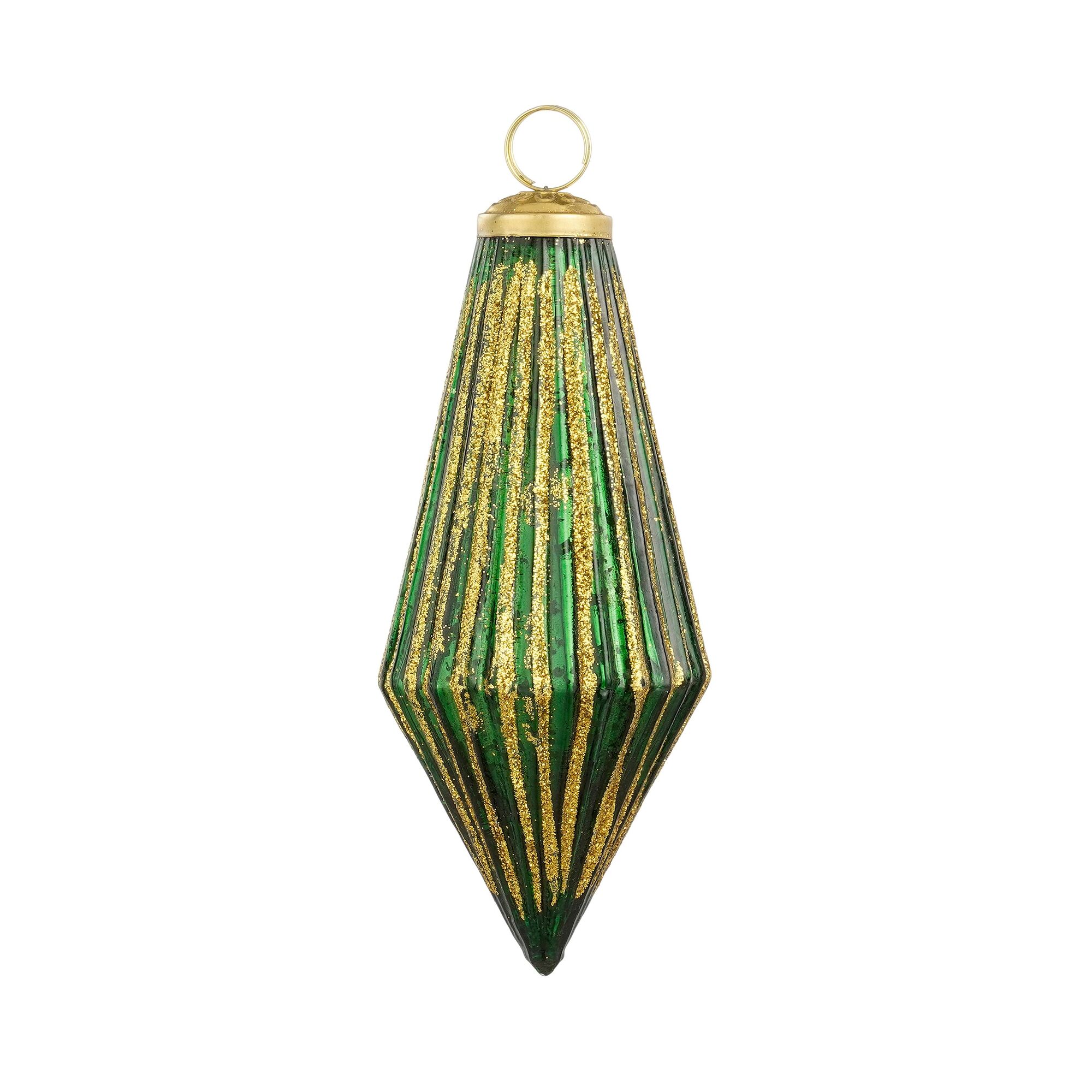 Ornament druppel groen