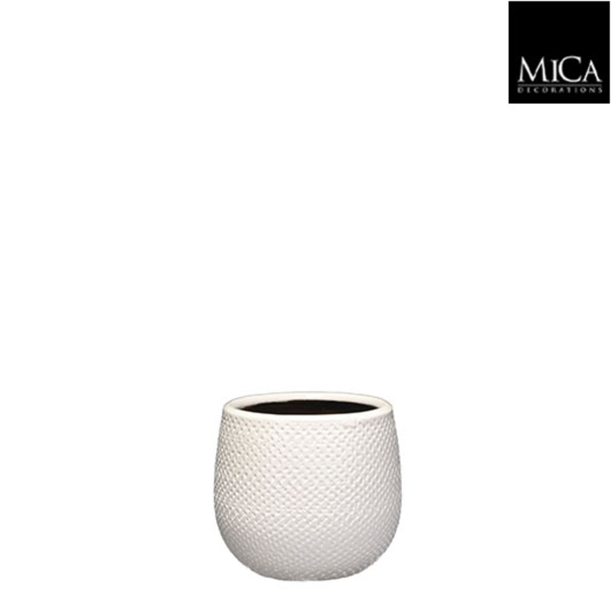 Gabriel pot rond wit