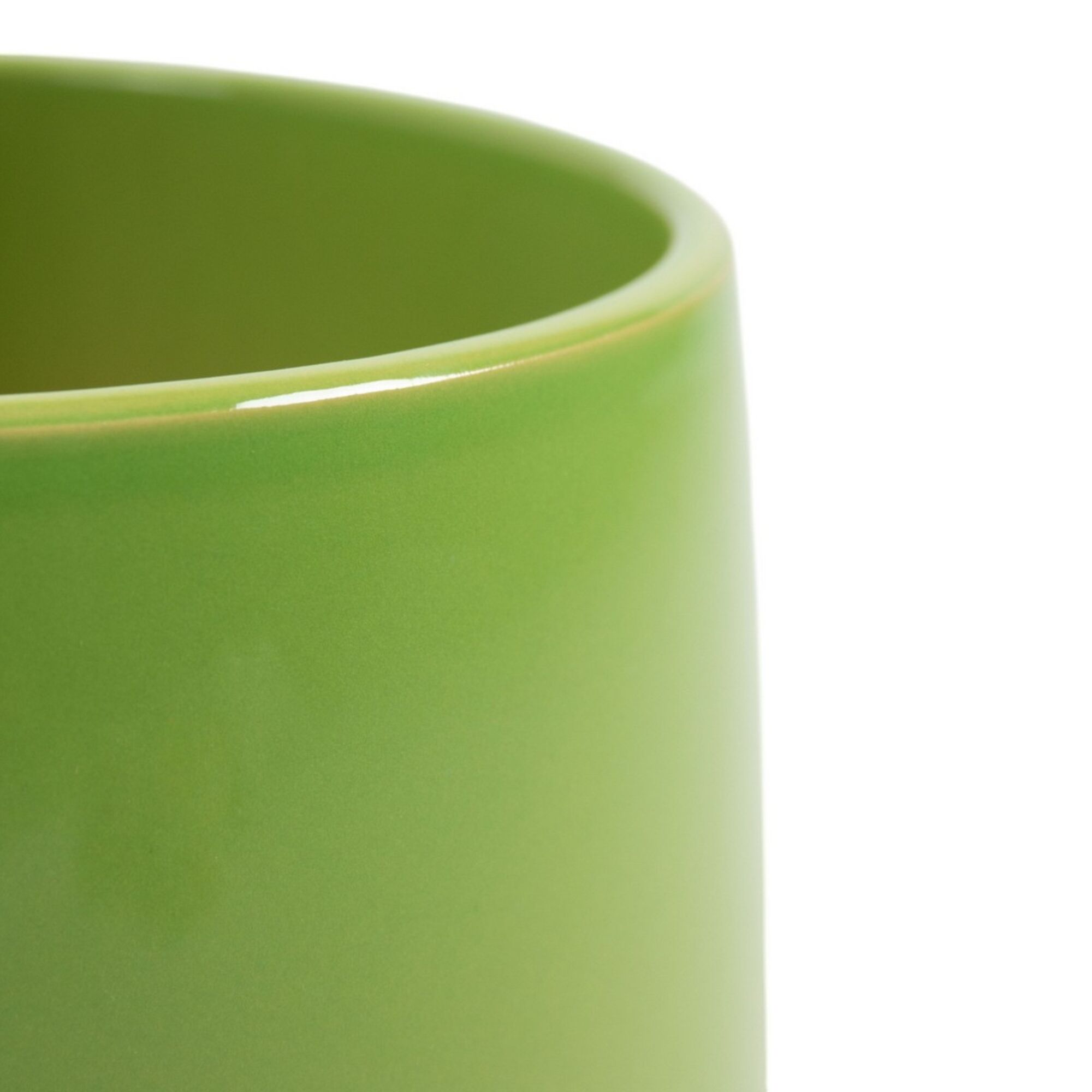 Bloempot Keramiek Dip-Dye Joan Appel Groen