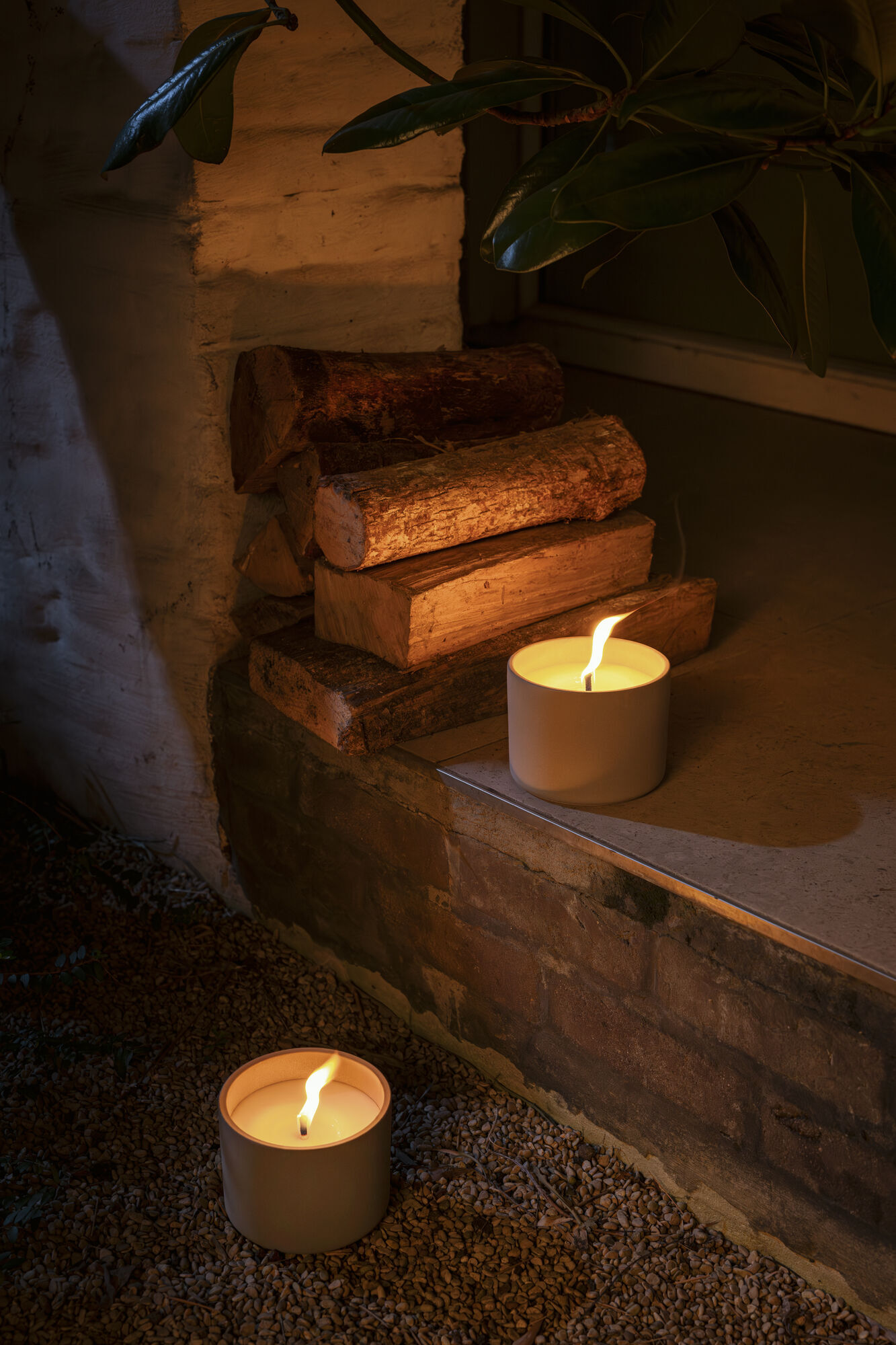 Urban Flame Buitenkaars - cementlook