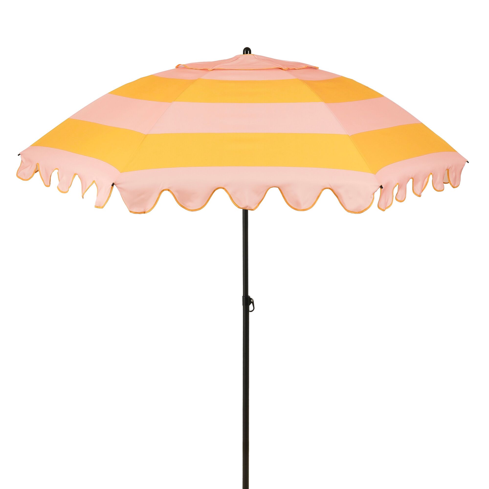 Parasol streep geel