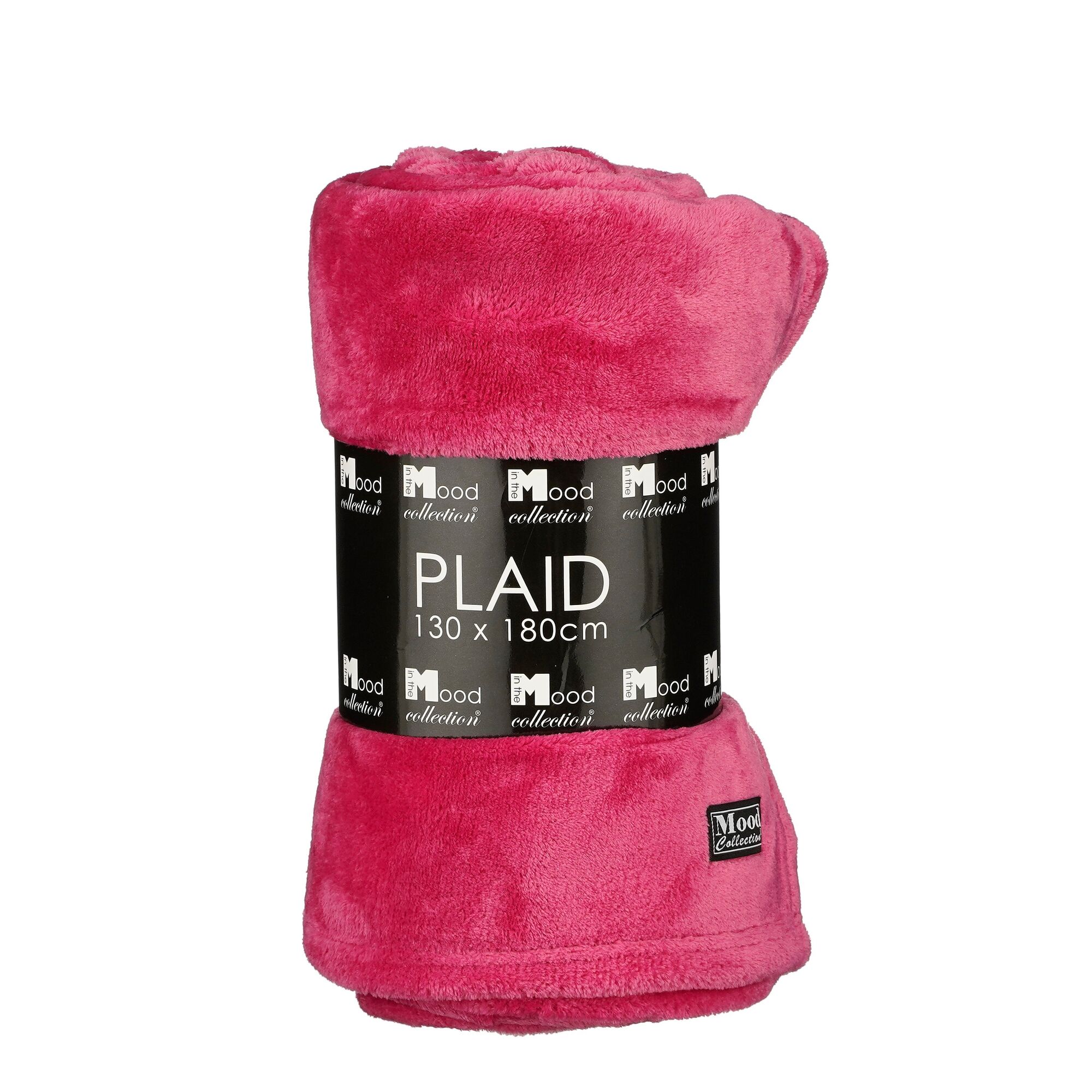 Famke fleece plaid fuchsia