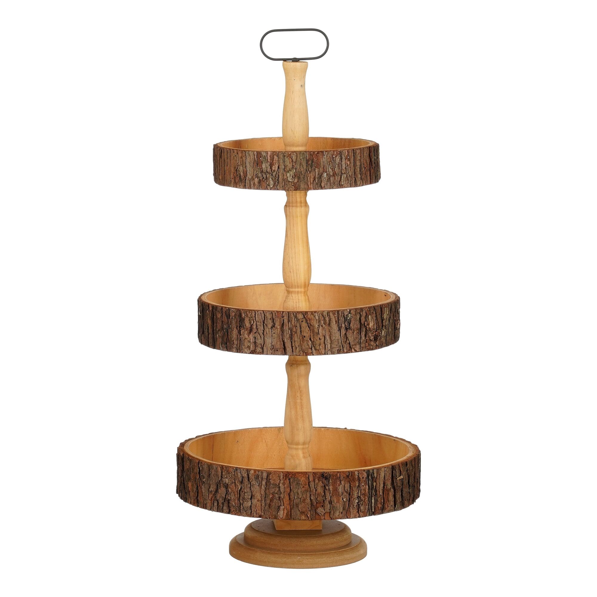 Decoratie etagere bruin FSC 100%