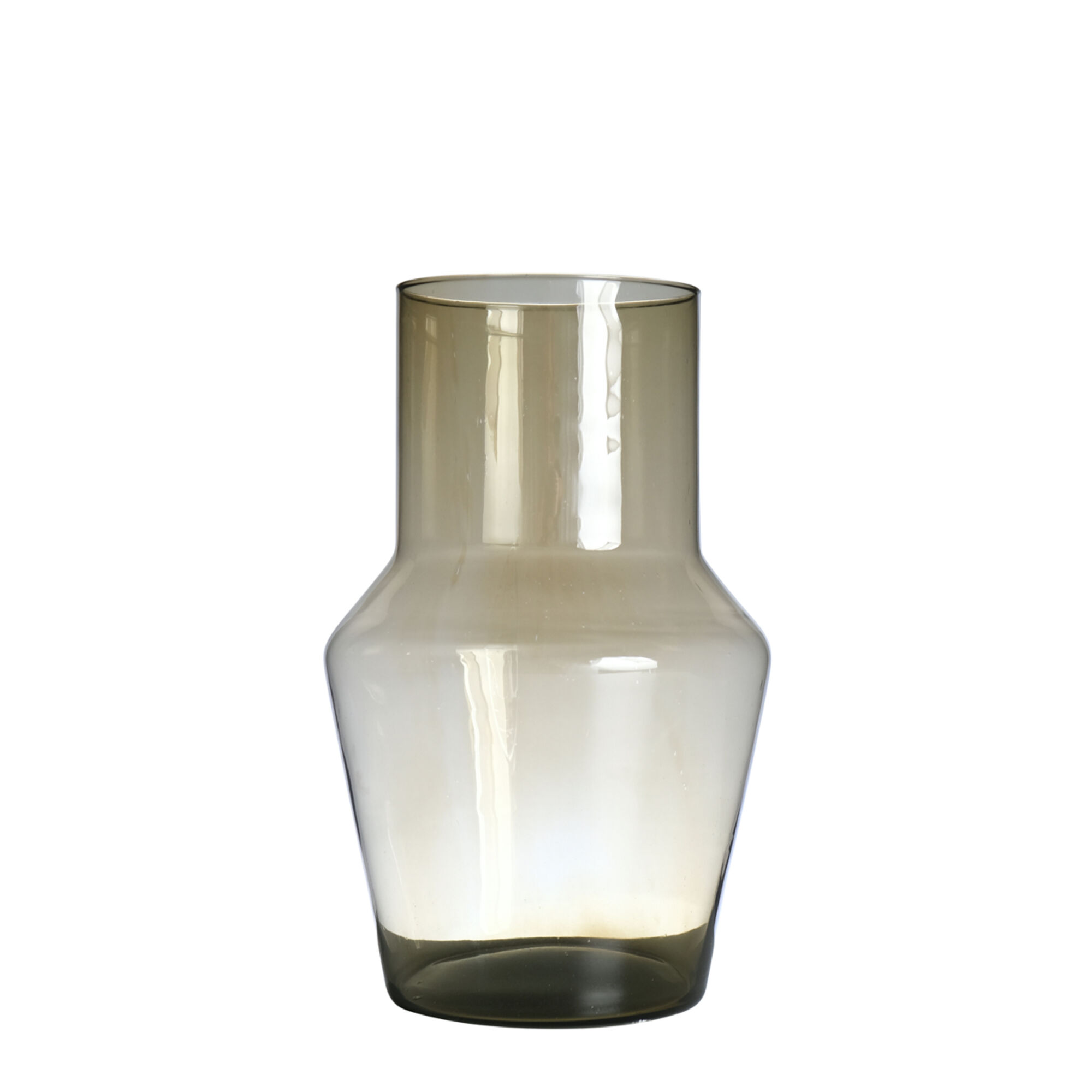 Evie mondgeblazen Recycled Vaas amber