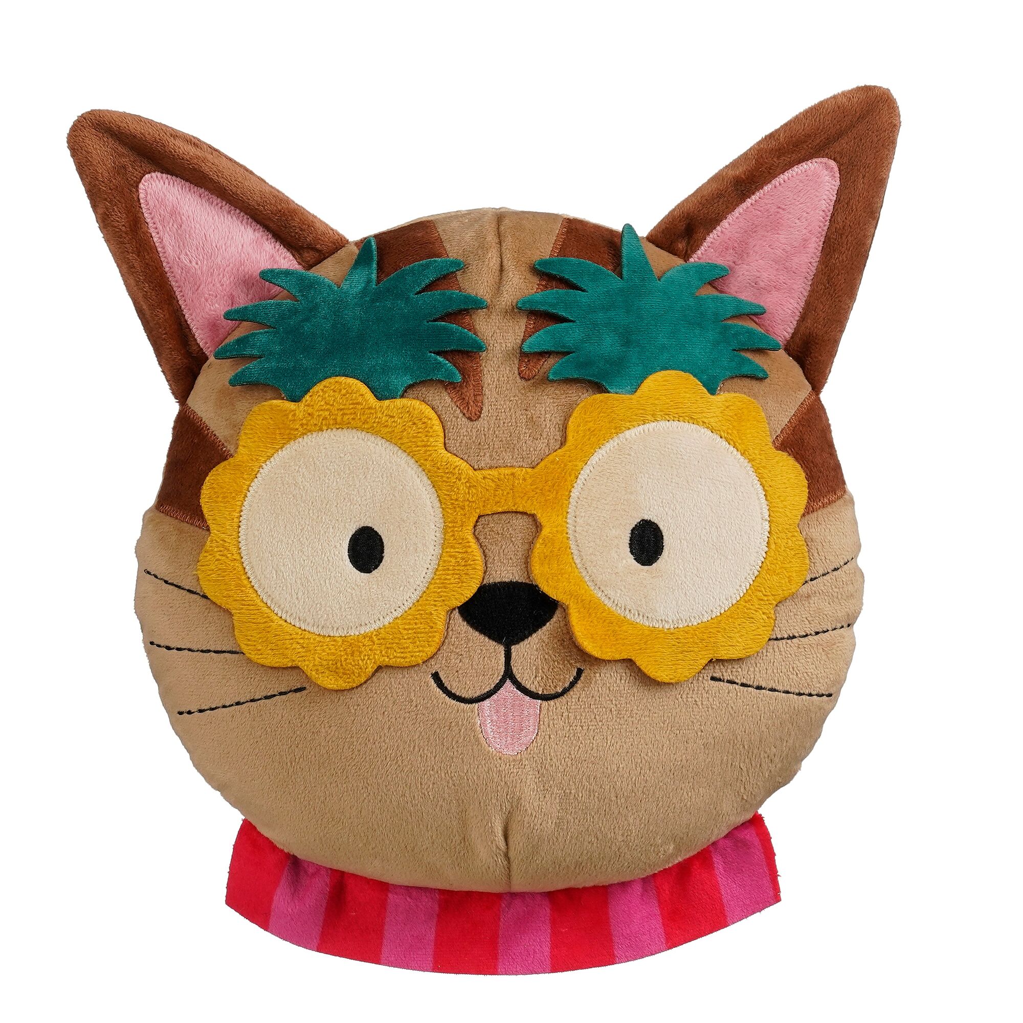 Kussen kat l.bruin