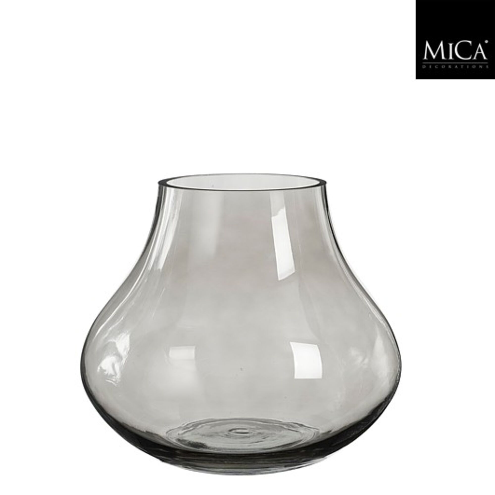 Bellagio vaas glas grijs
