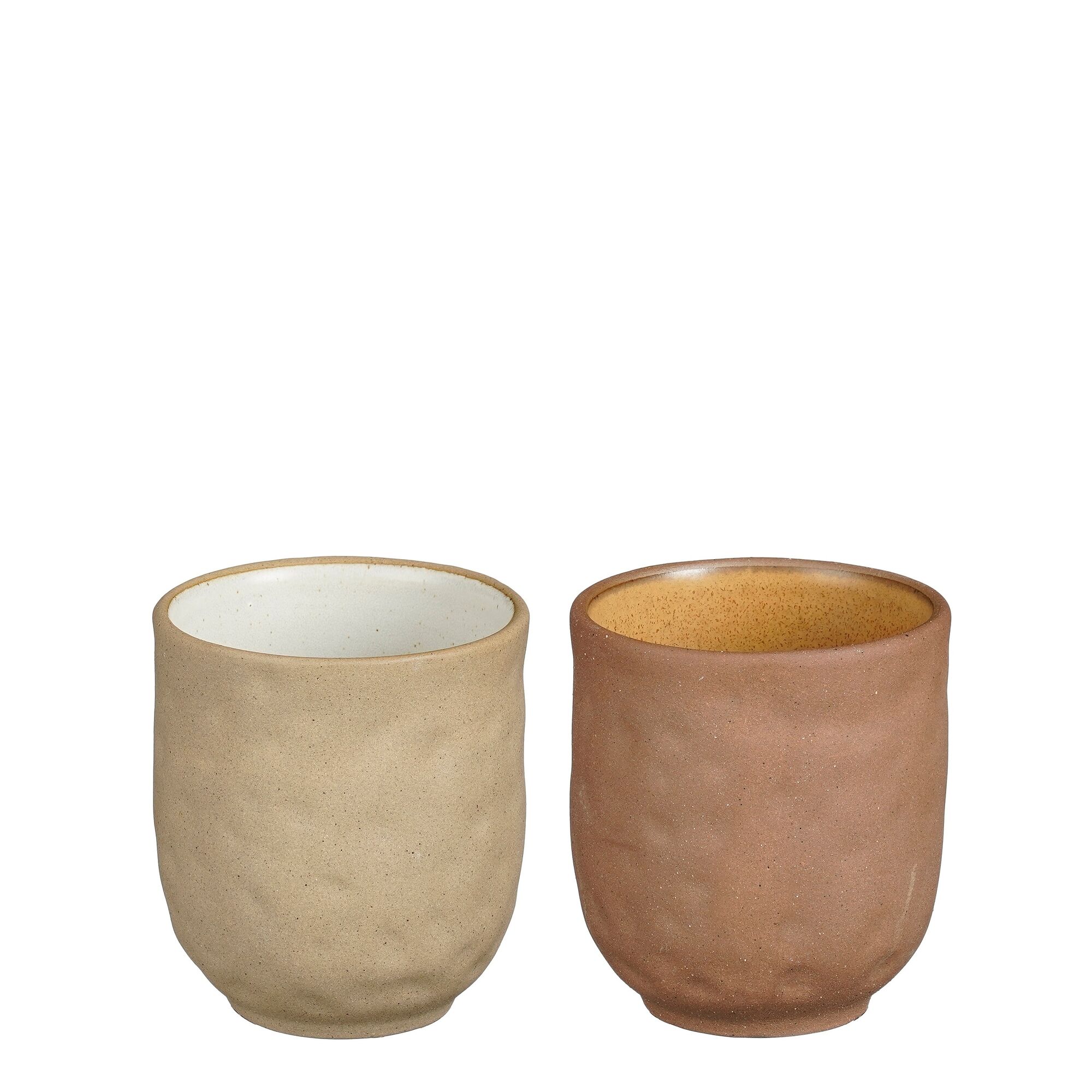 Elm mok bruin beige 2 assorti