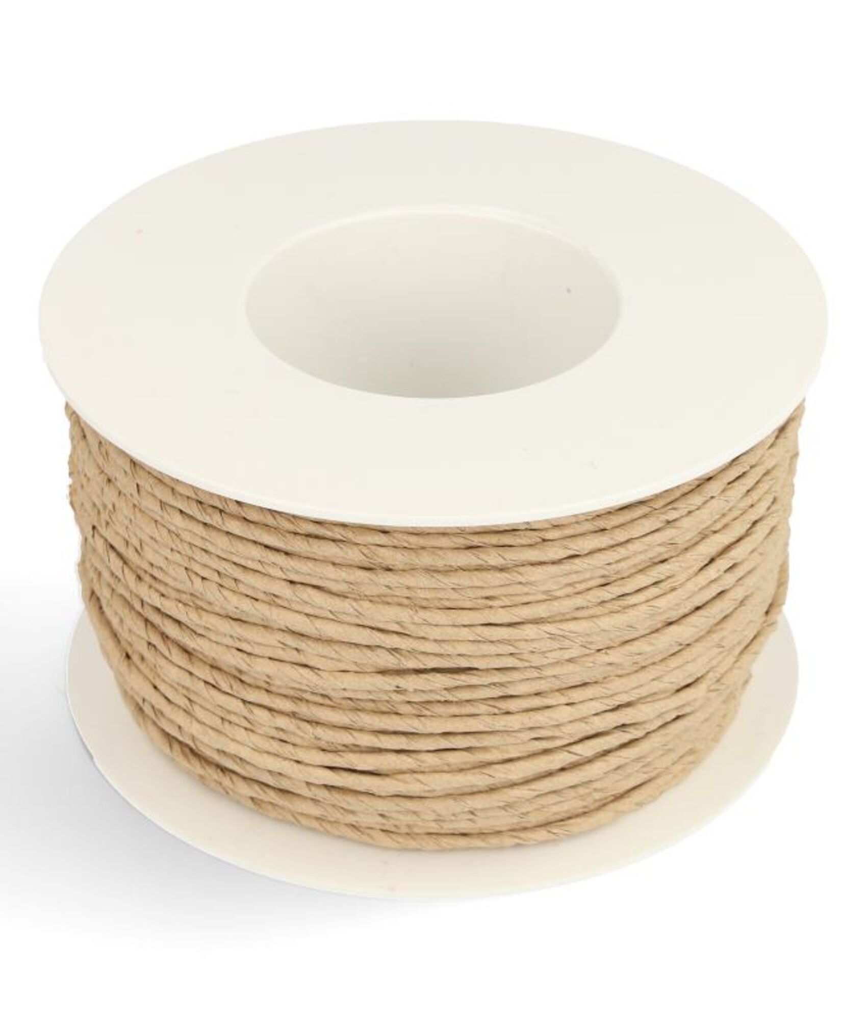 Papierdraad op Spoel - Naturel