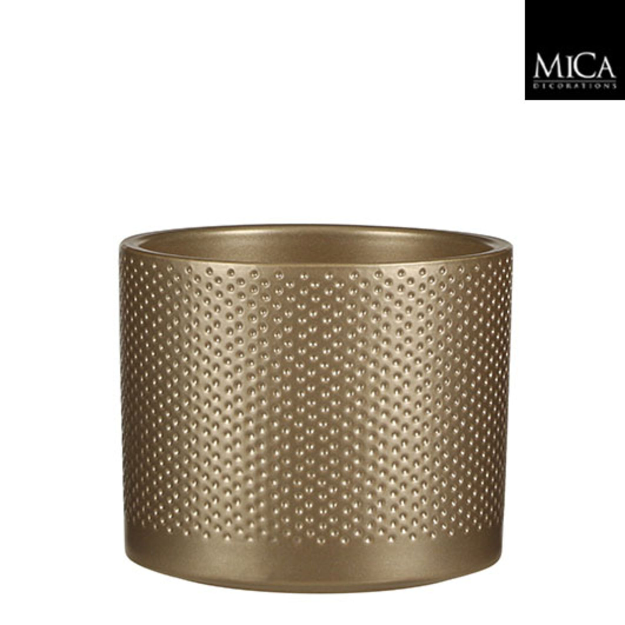 Era pot rond goud relief