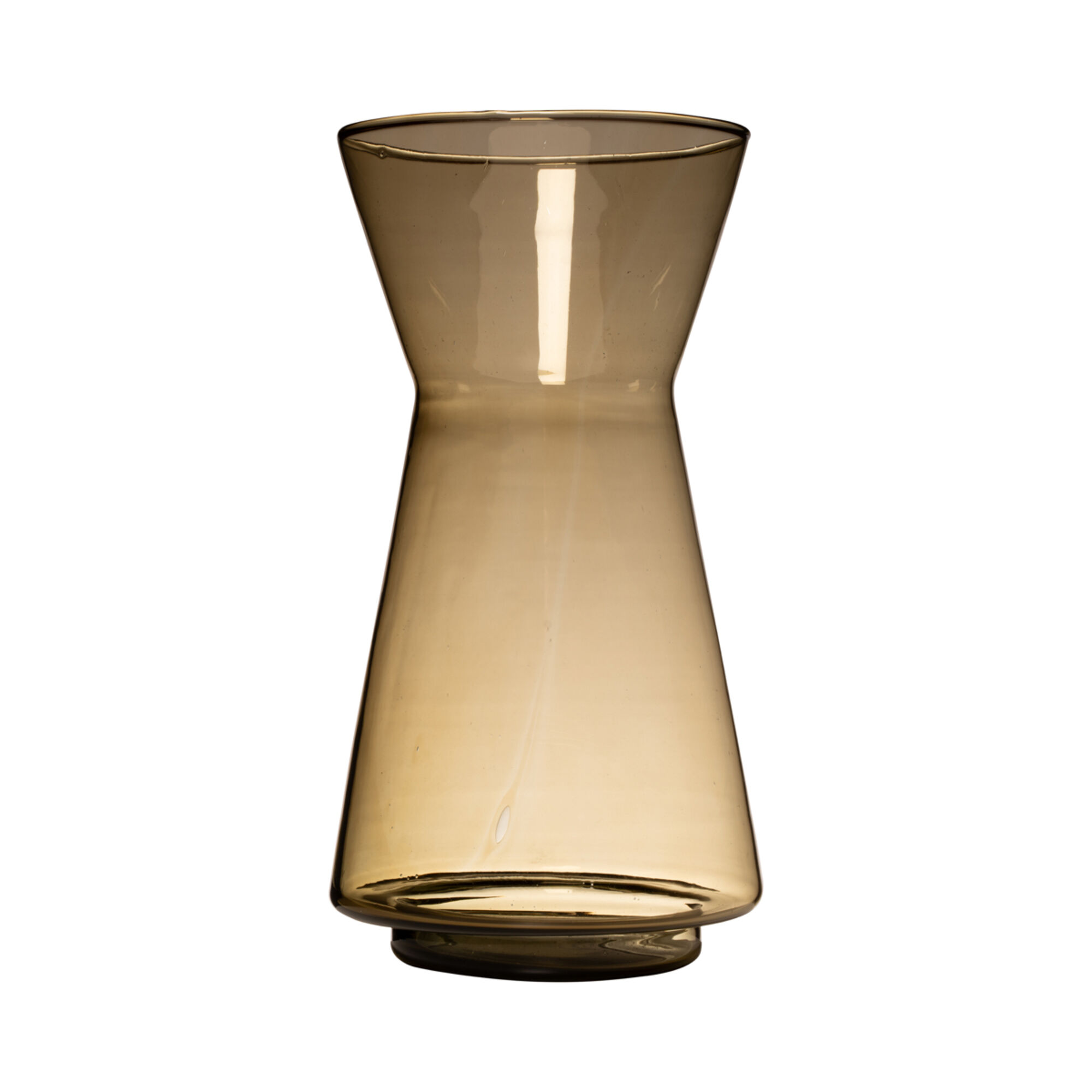 Rianne mondgeblazen Recycled Vaas amber