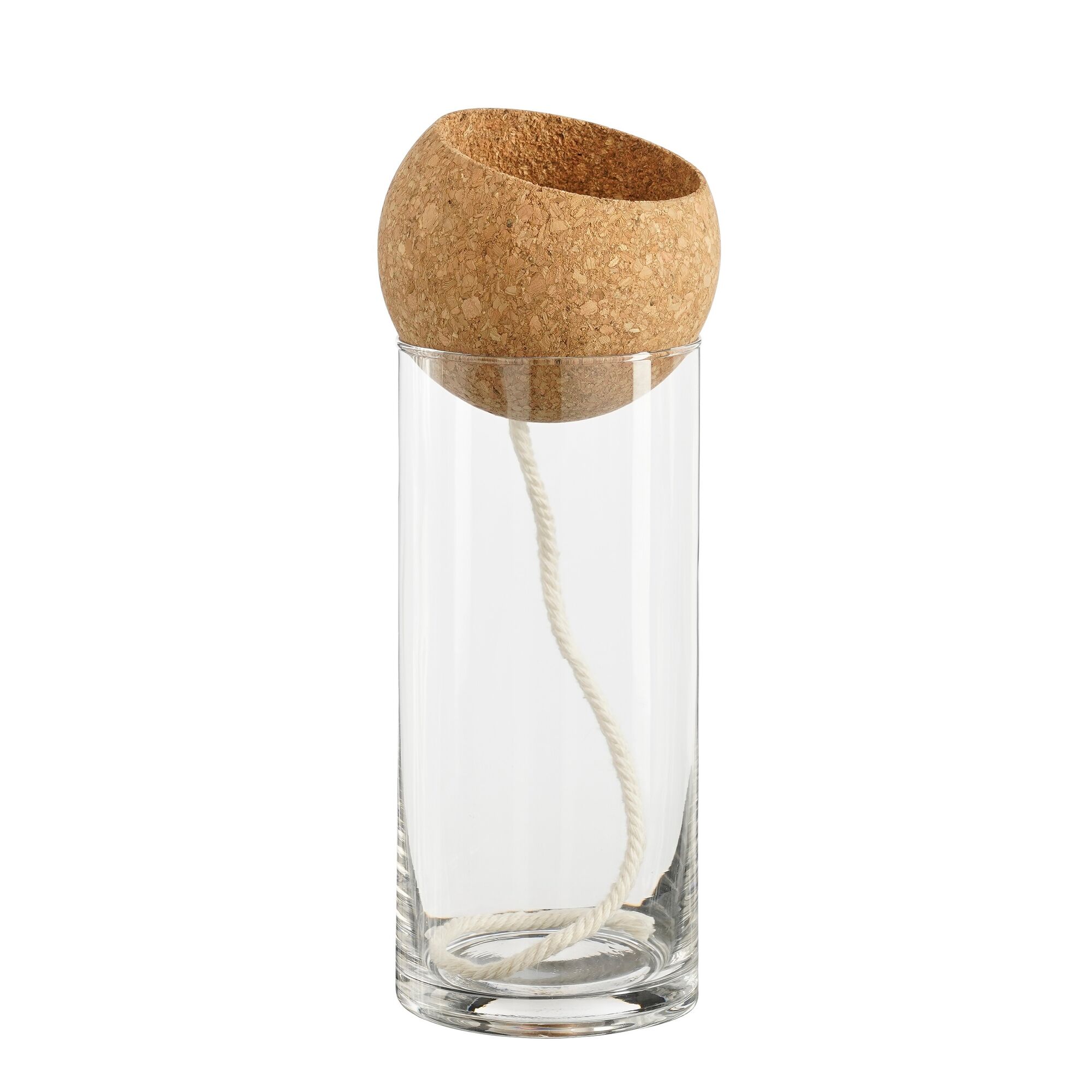Selfwatering planter glas