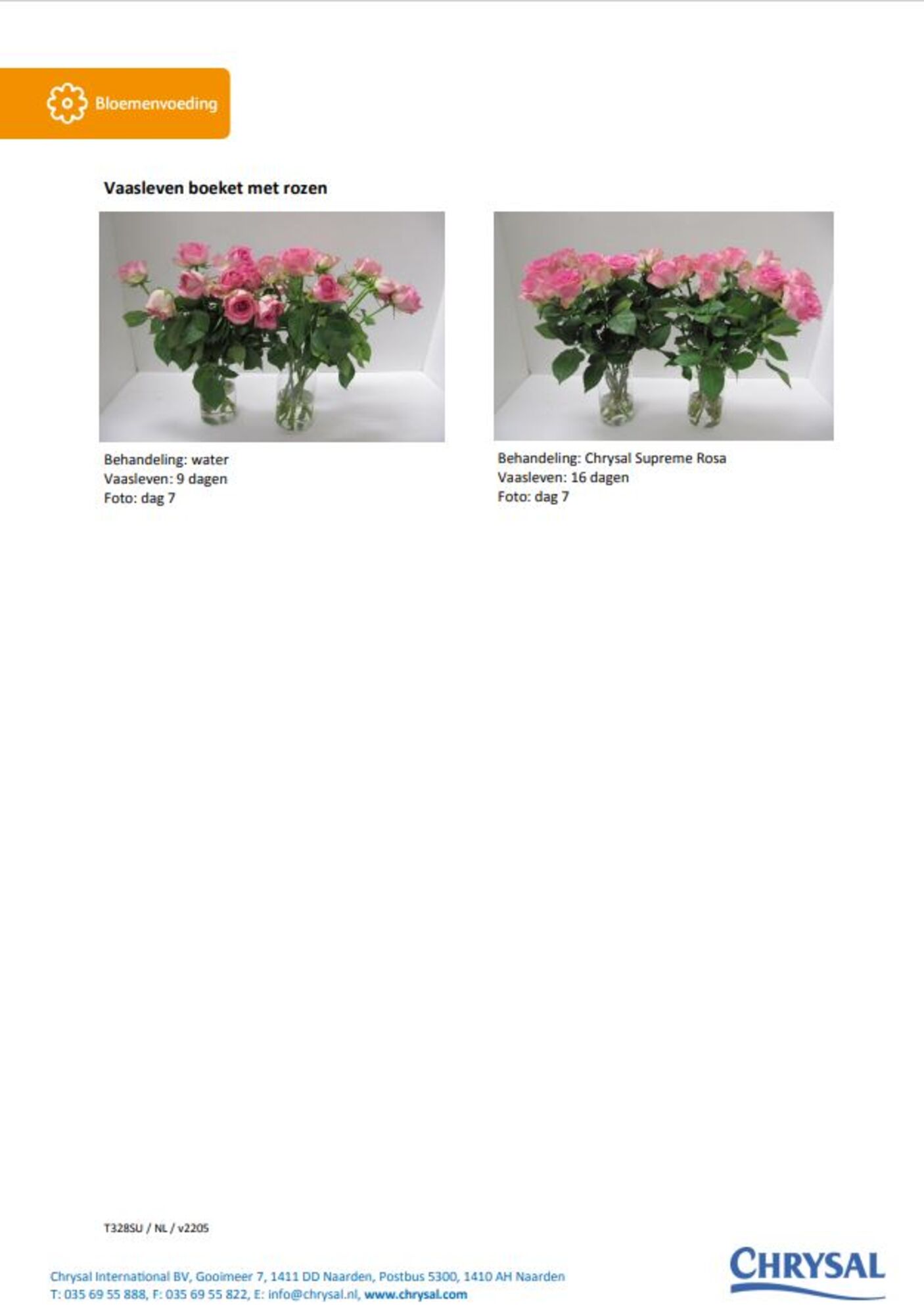 Chrysal Supreme Rose - 0,5 L