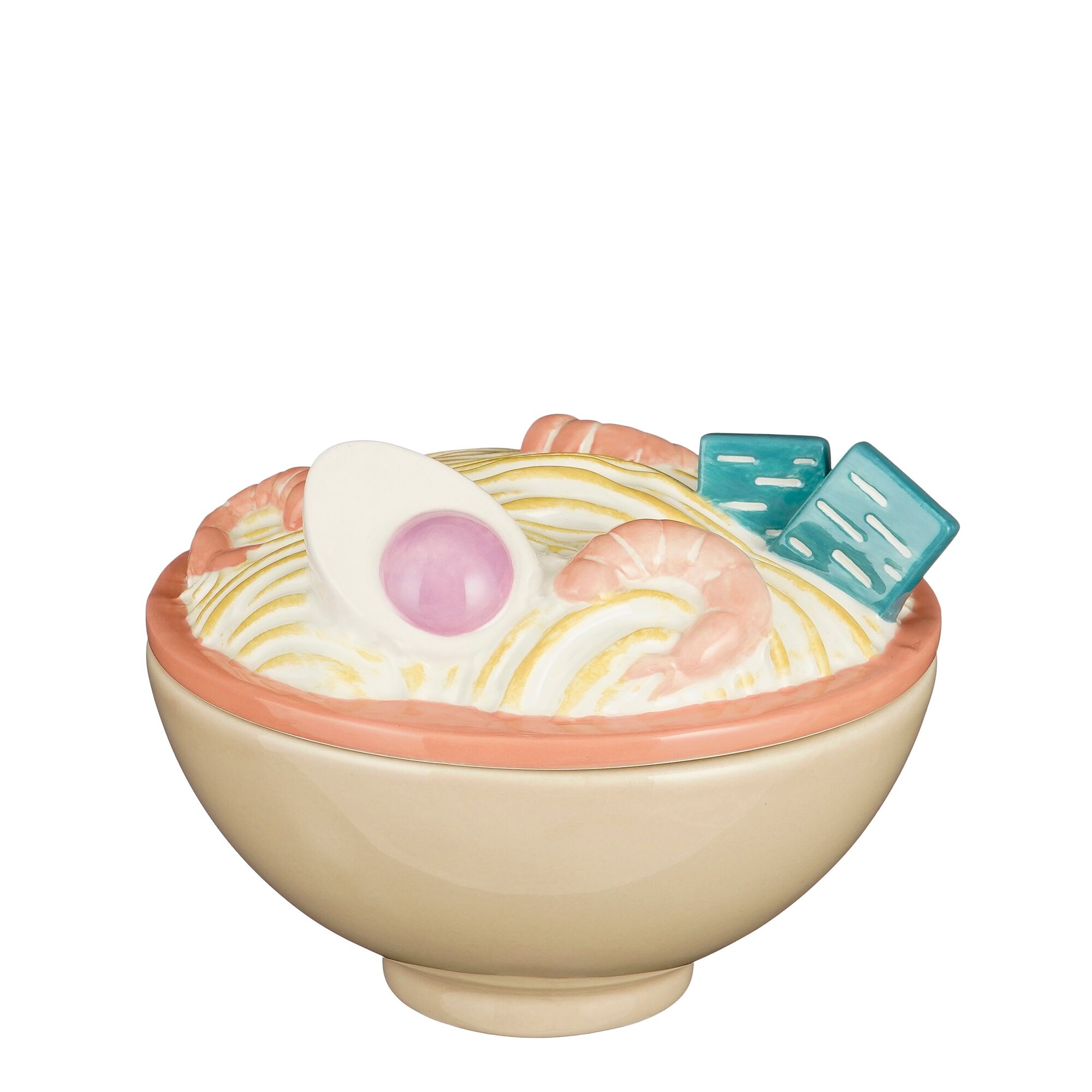 Decoratie voorraadpot noodles creme