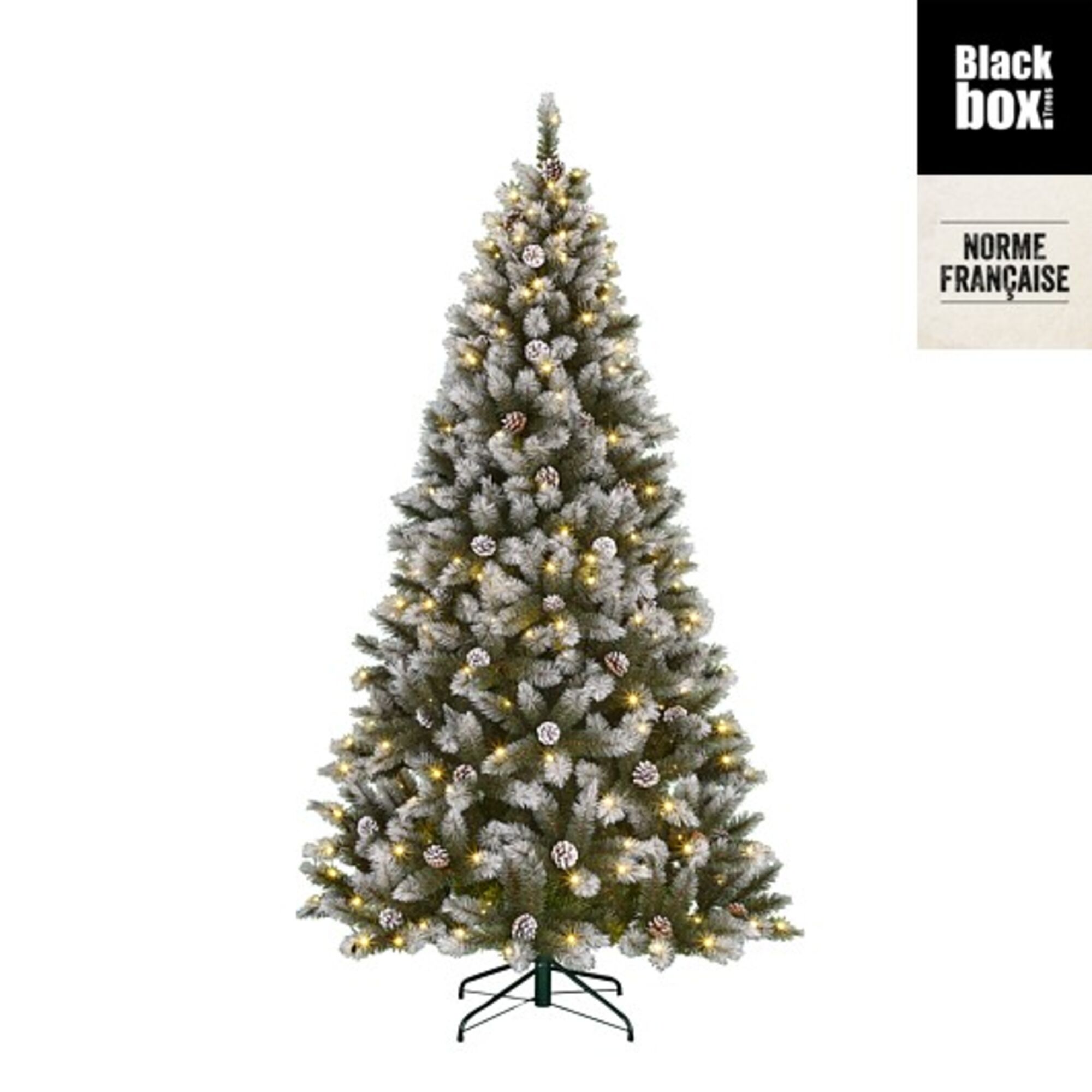 Pittsfield kerstboom led groen frosted with cones 260L TIPS 940