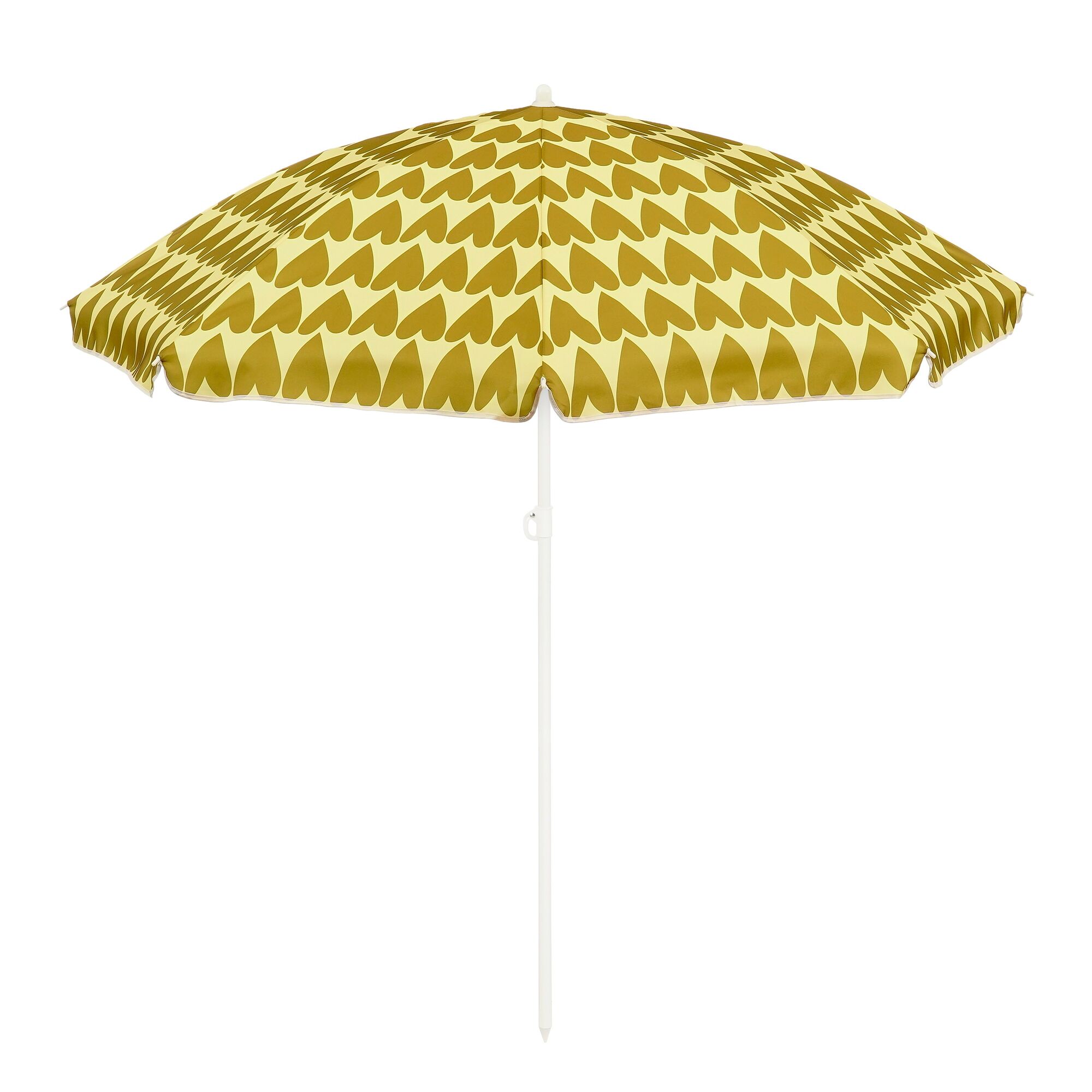 Parasol hart bruin
