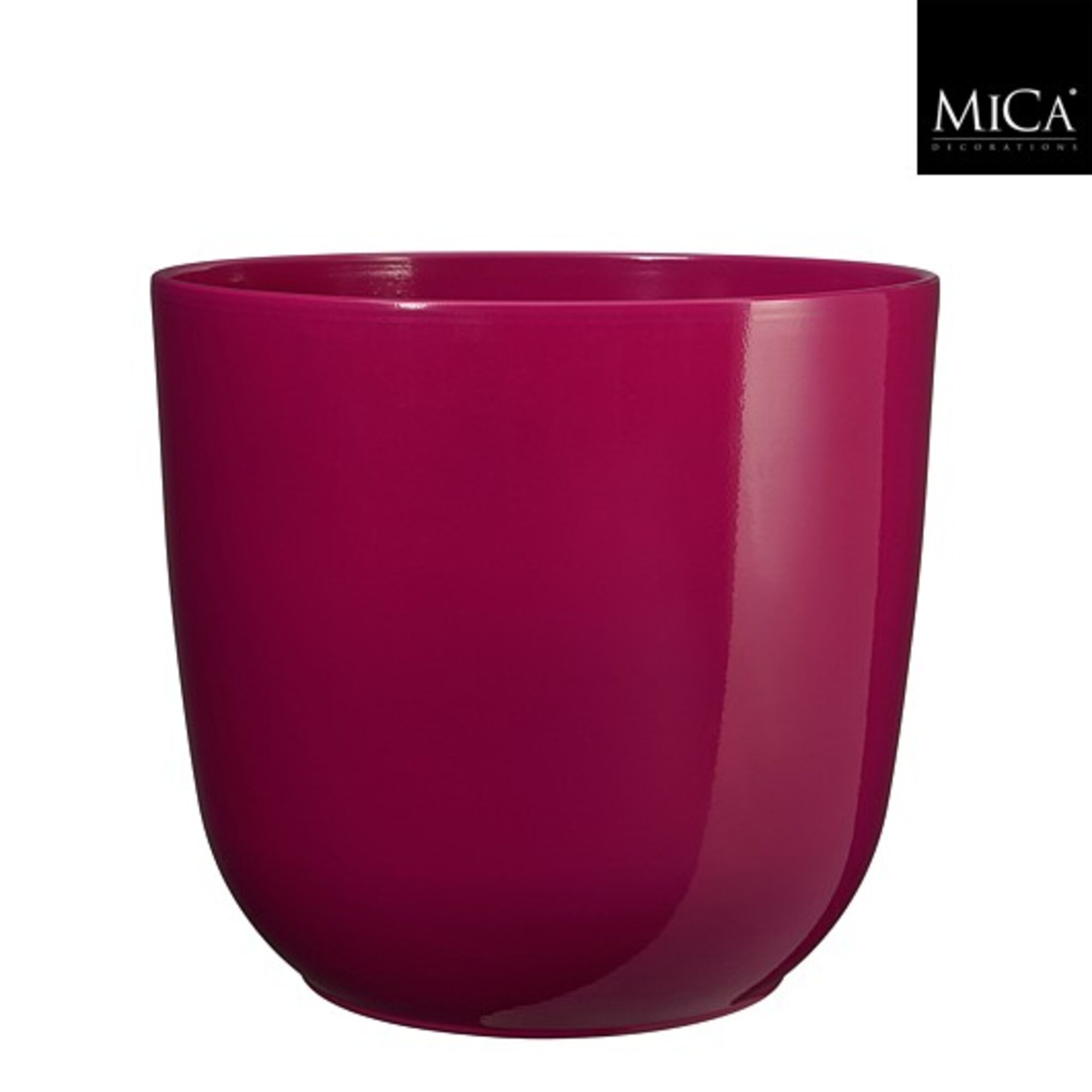 Tusca pot rond fuchsia