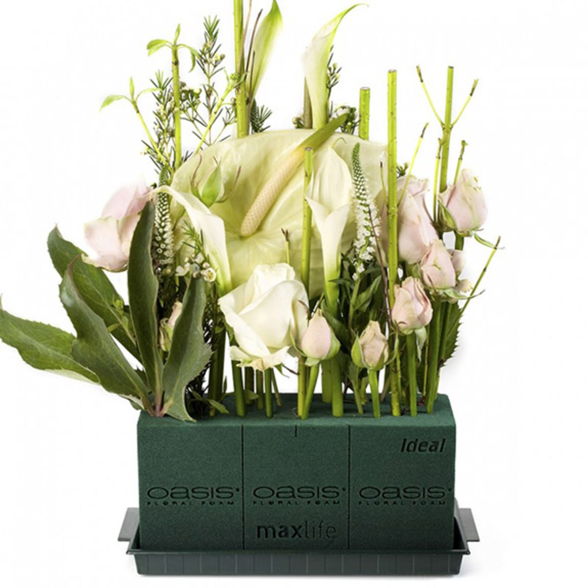 Oasis Brick Tray Green