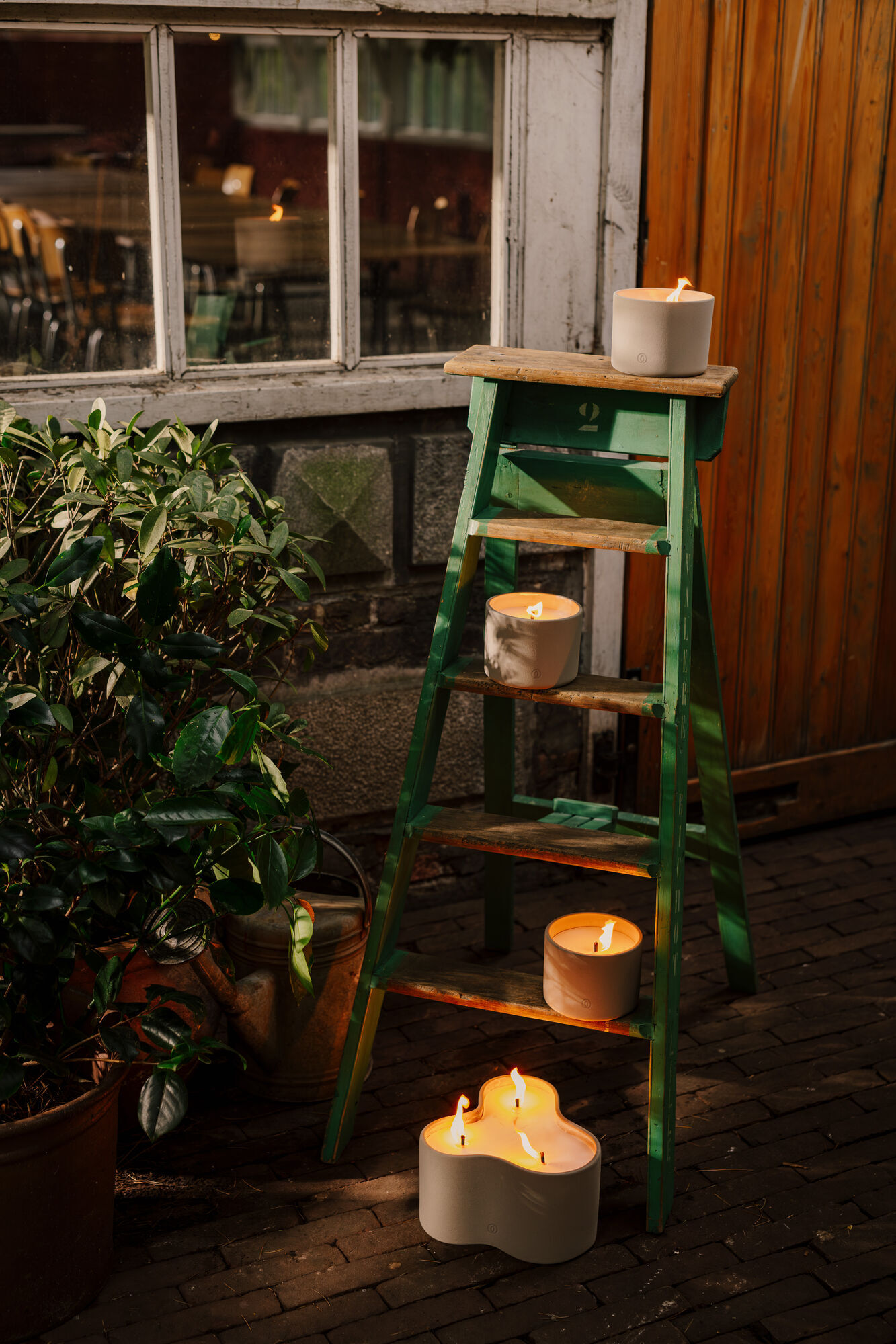 Urban Flame Buitenkaars - cementlook
