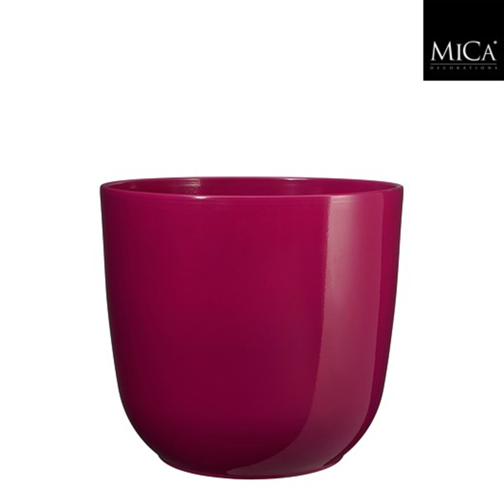 Tusca pot rond fuchsia