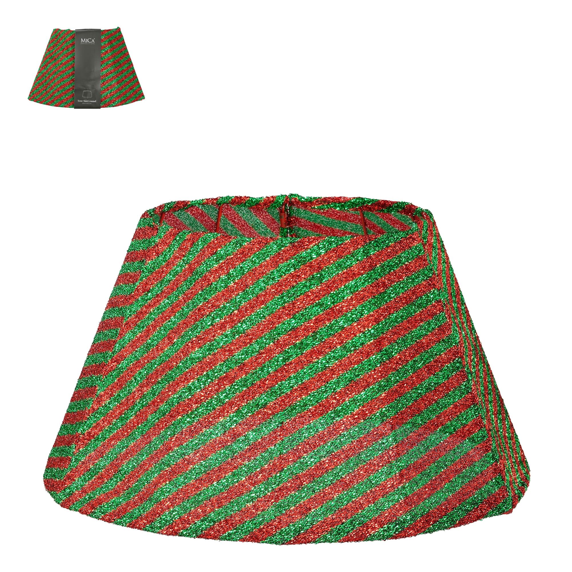 Treeskirt opvouwbaar groen