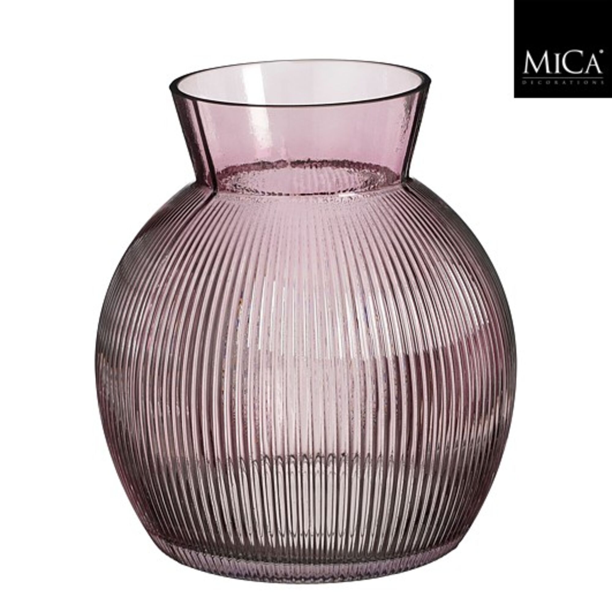 Santos vaas glas roze
