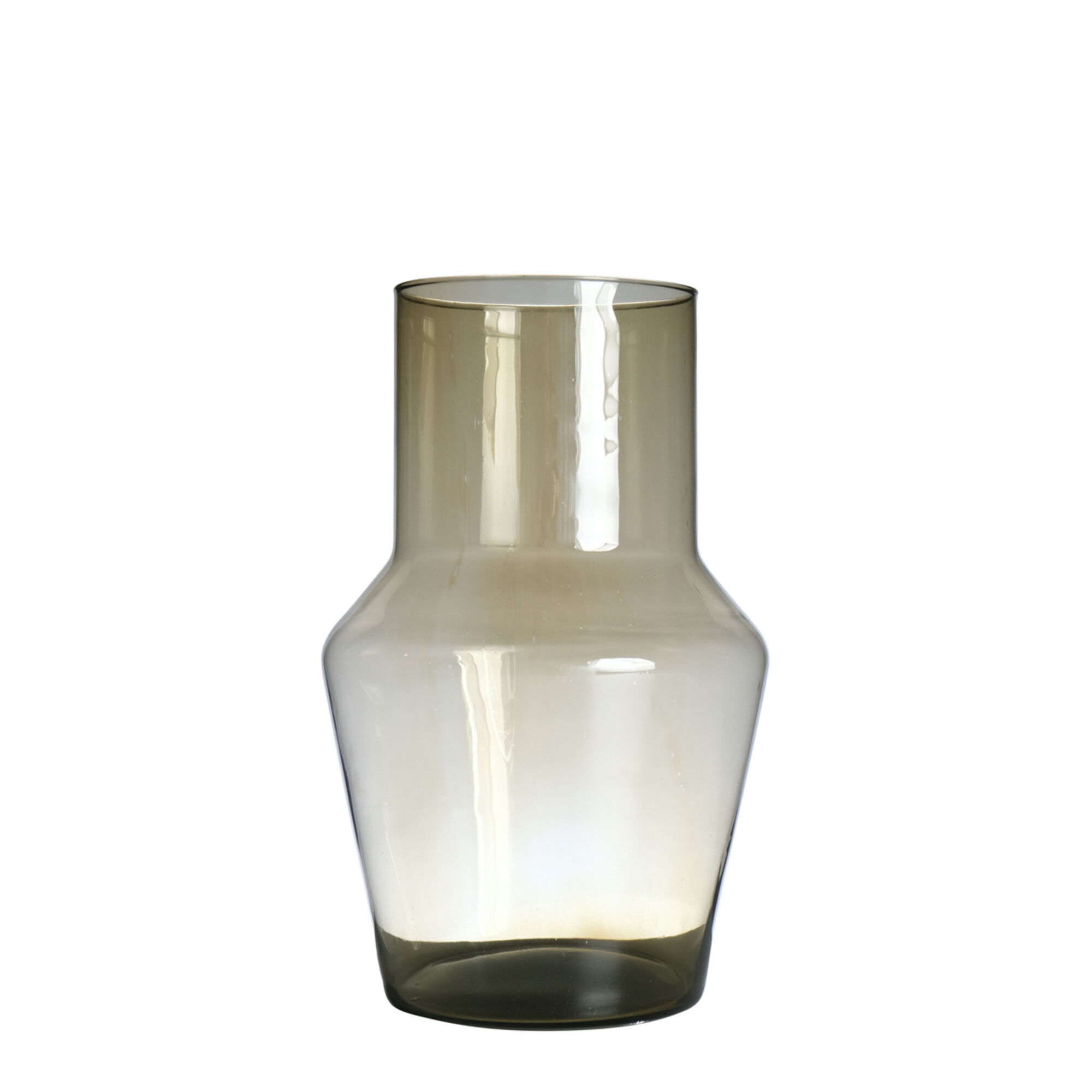 Evie mondgeblazen Recycled Vaas amber