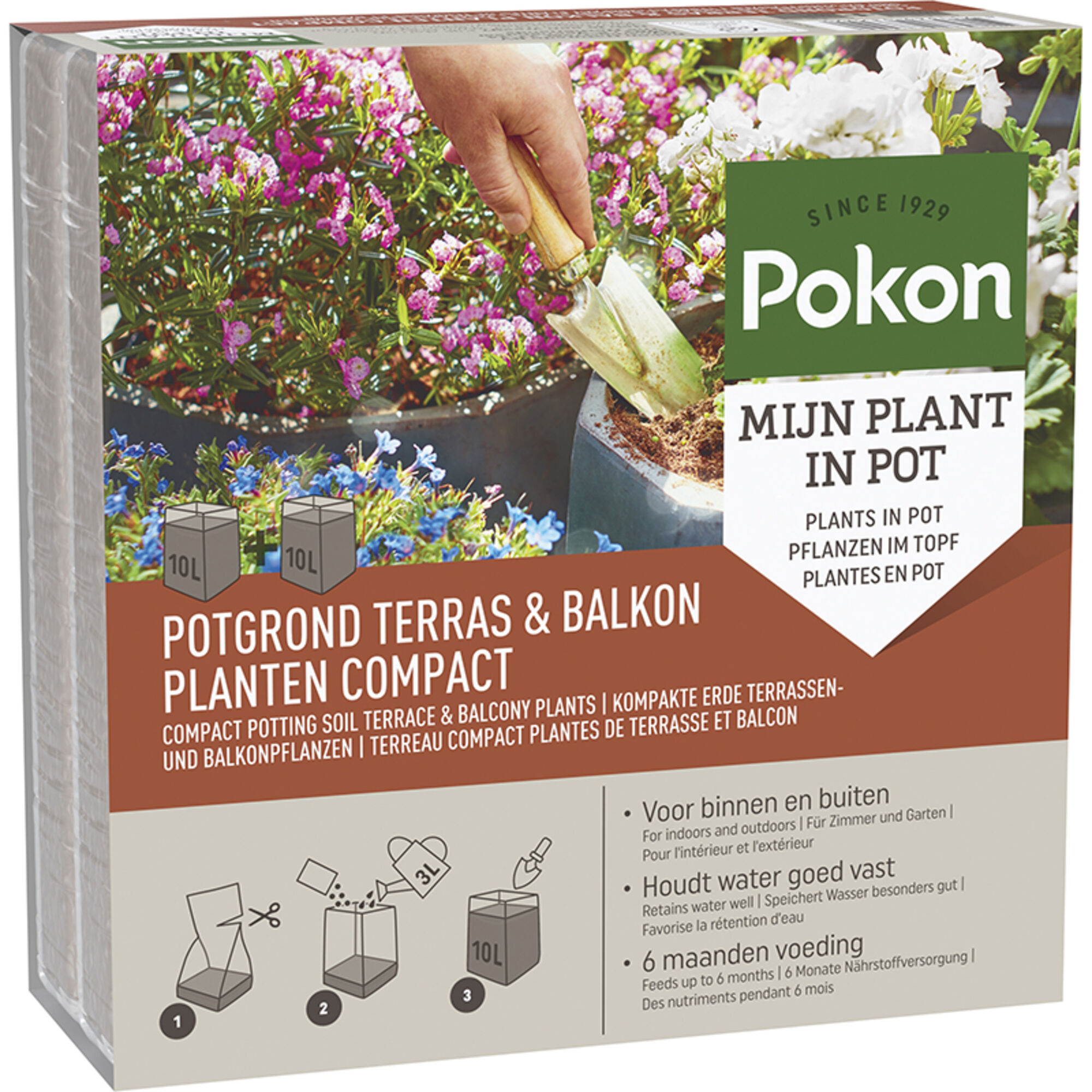 Pokon Terras & Balkon Planten Potgrond Compact
