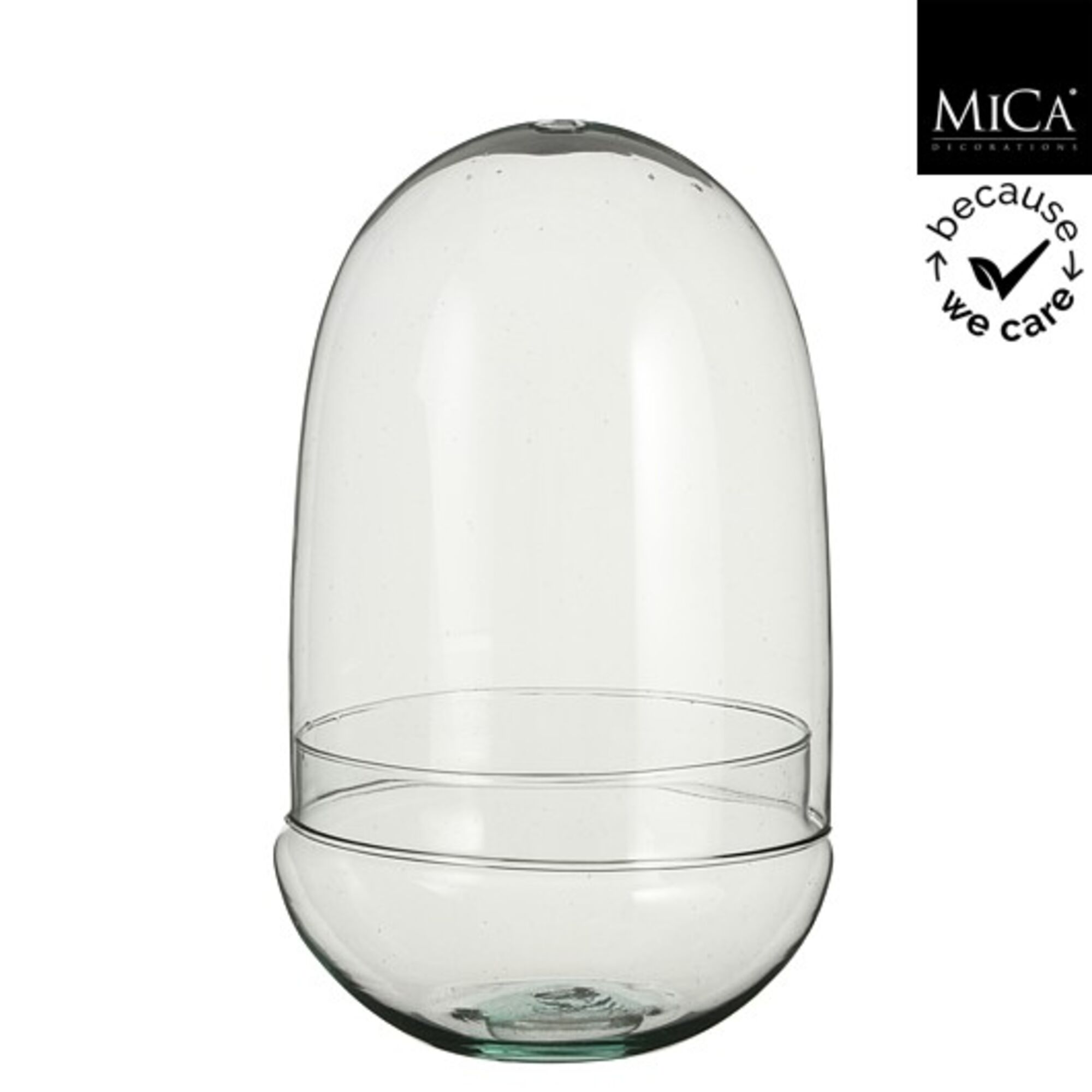 Phil terrarium stolp glas