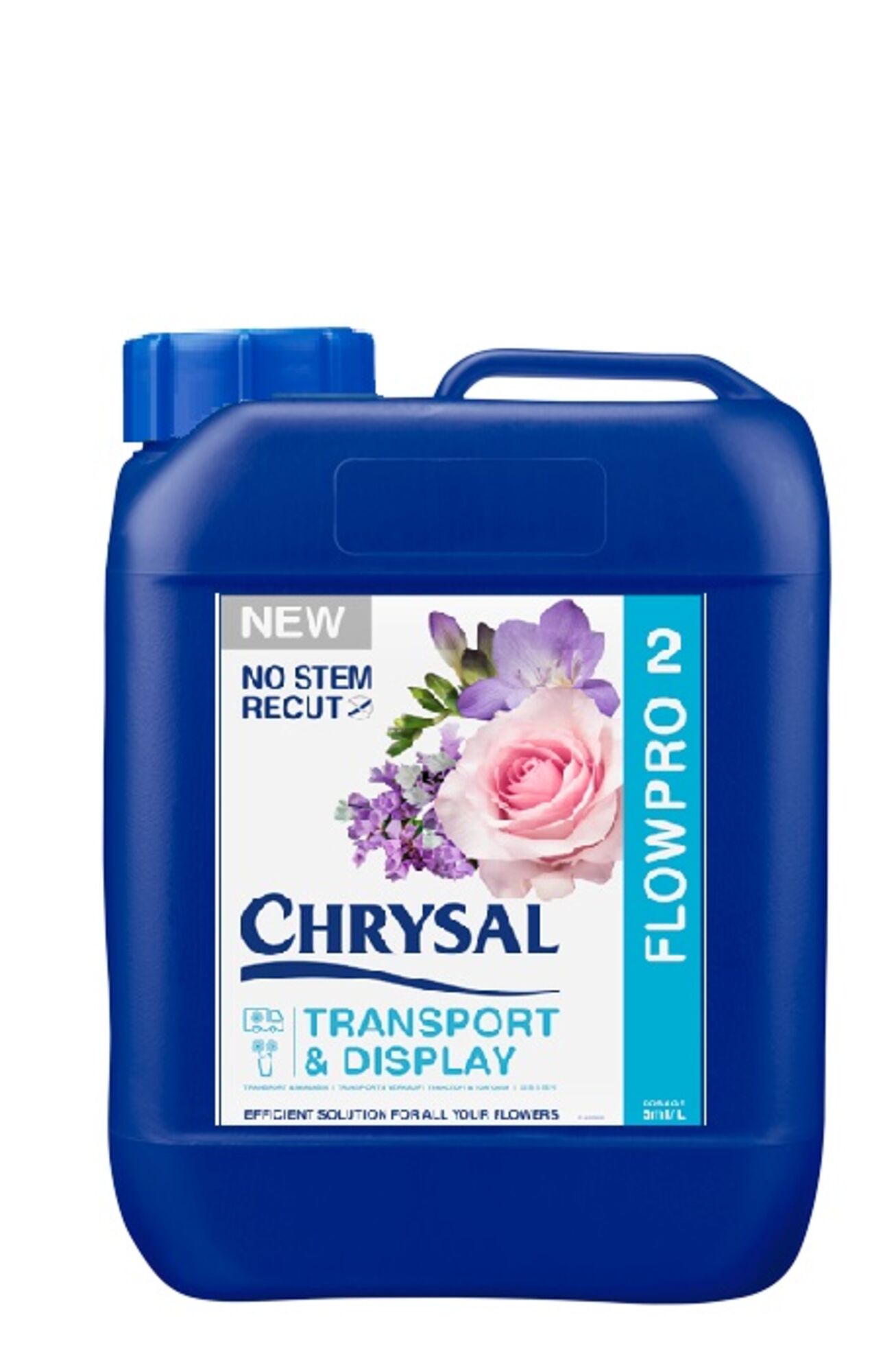 Chrysal FlowPro2, afsnijden niet nodig