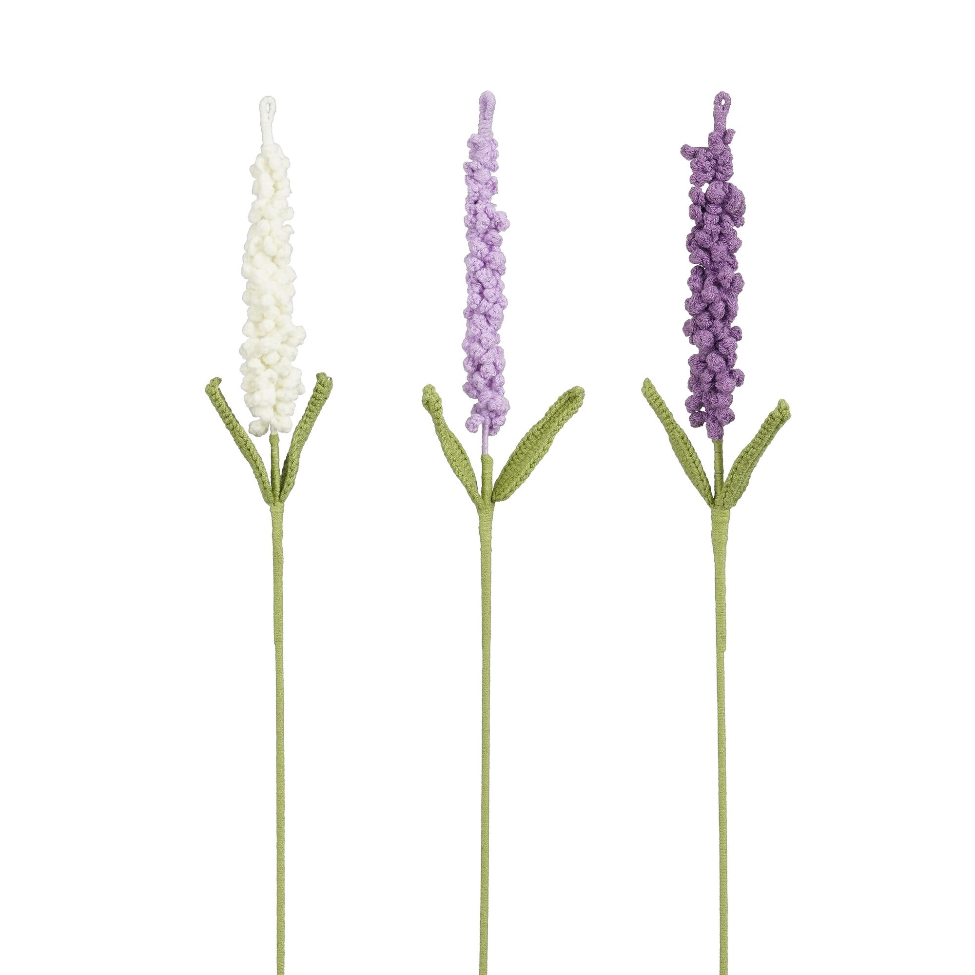 Decoratie lavendel lila paars wit 3 assorti