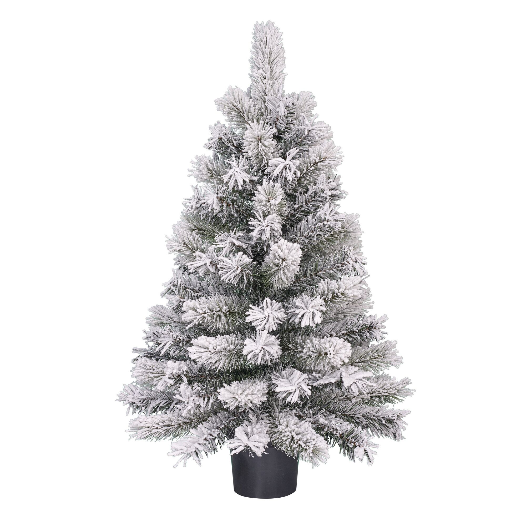 Dinsmore kerstboom potted groen frosted TIPS 83