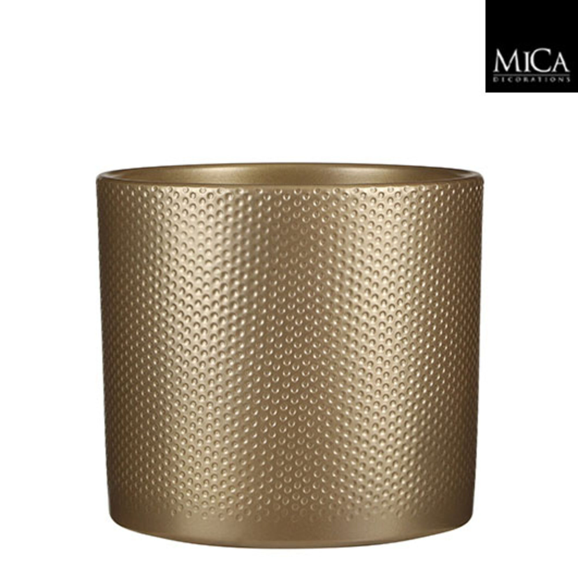 Era pot rond goud relief