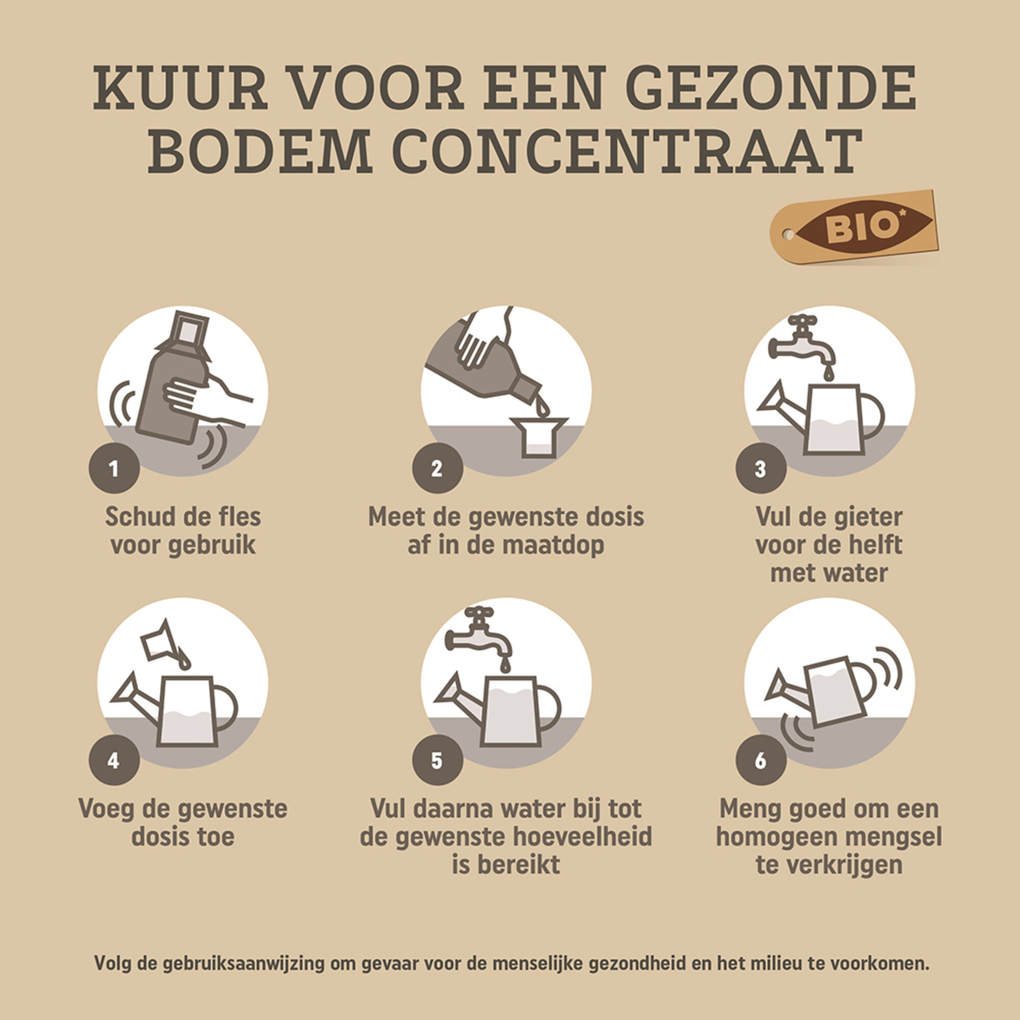 Pokon Bio Kuur Voor Weerbare een gezonde Bodem Concentraat